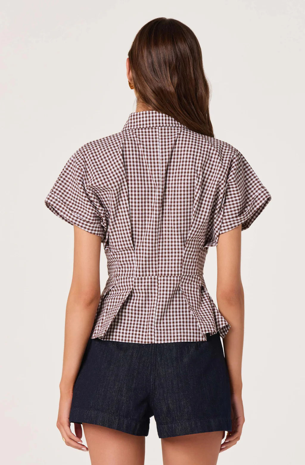 Beck Gingham Top