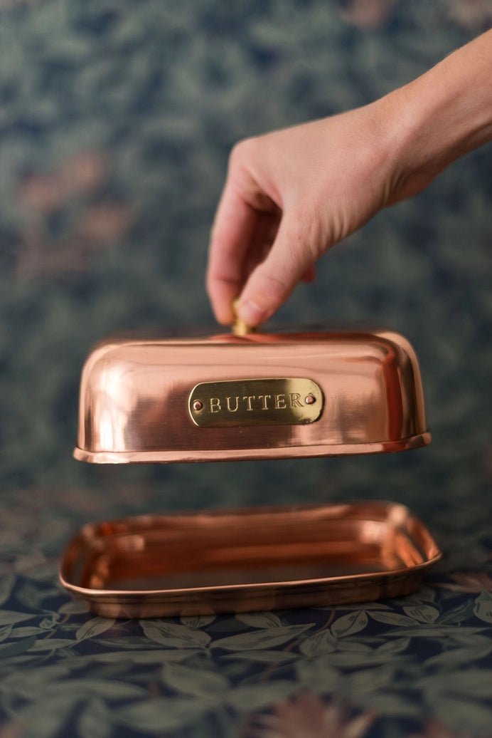 Copper Butter Dish