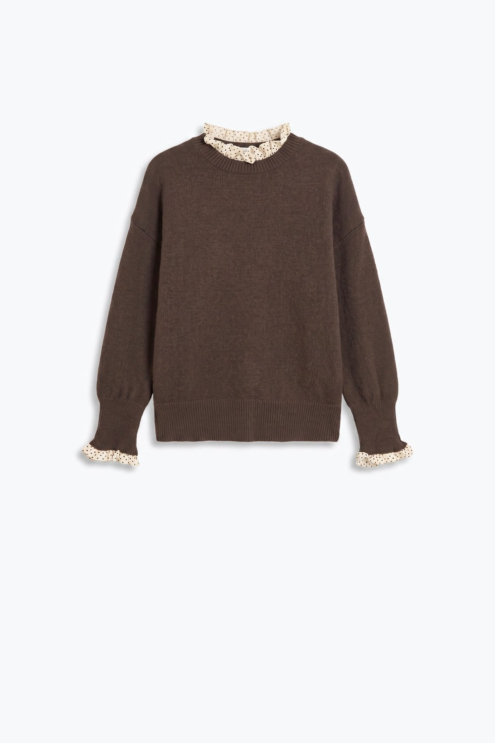 Joanna Ruffle Sweater