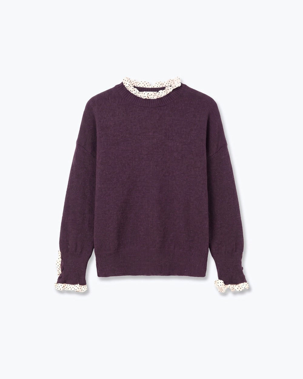 Joanna Ruffle Sweater