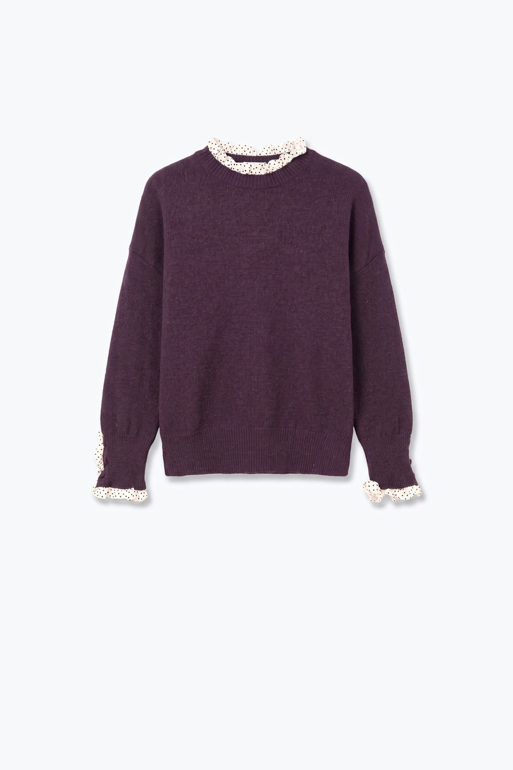 Joanna Ruffle Sweater
