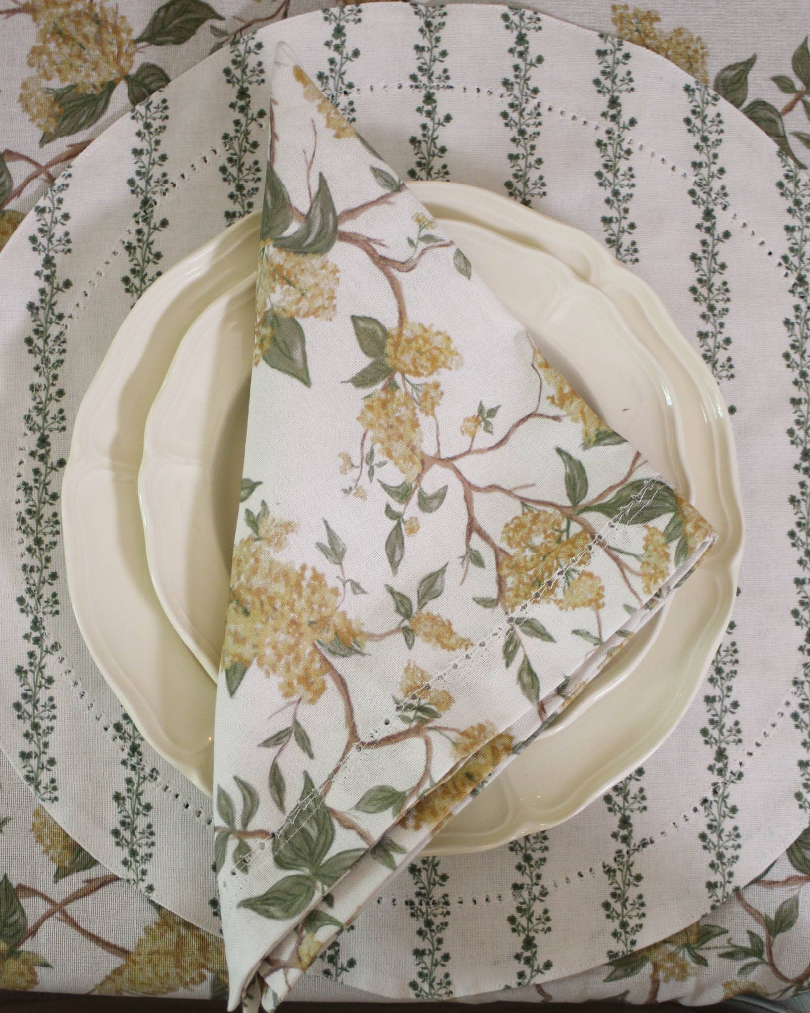 Hyacinth Marigold Cotton Napkin