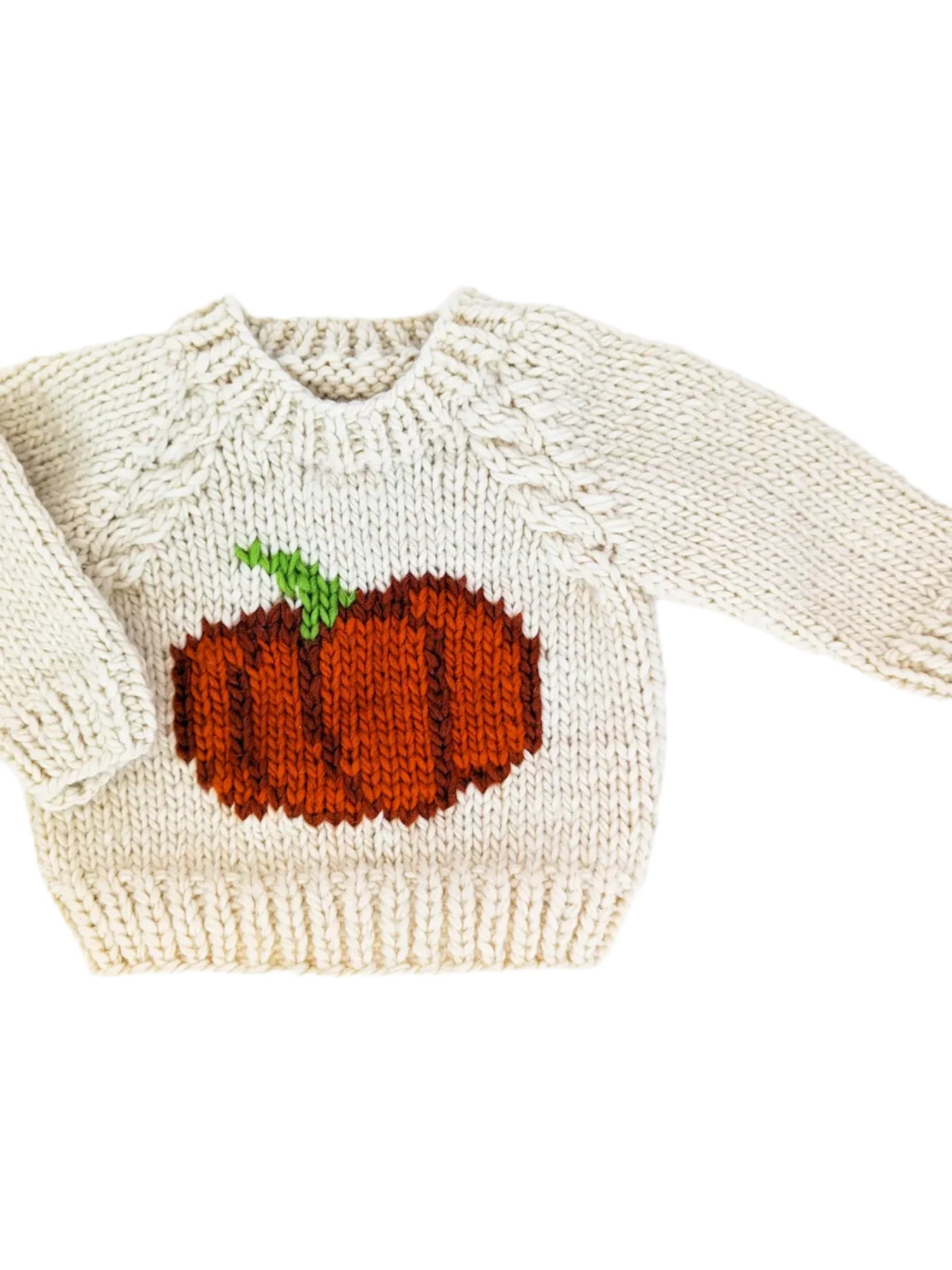 Pumpkin Crew Neck Sweater For Baby & Toddler