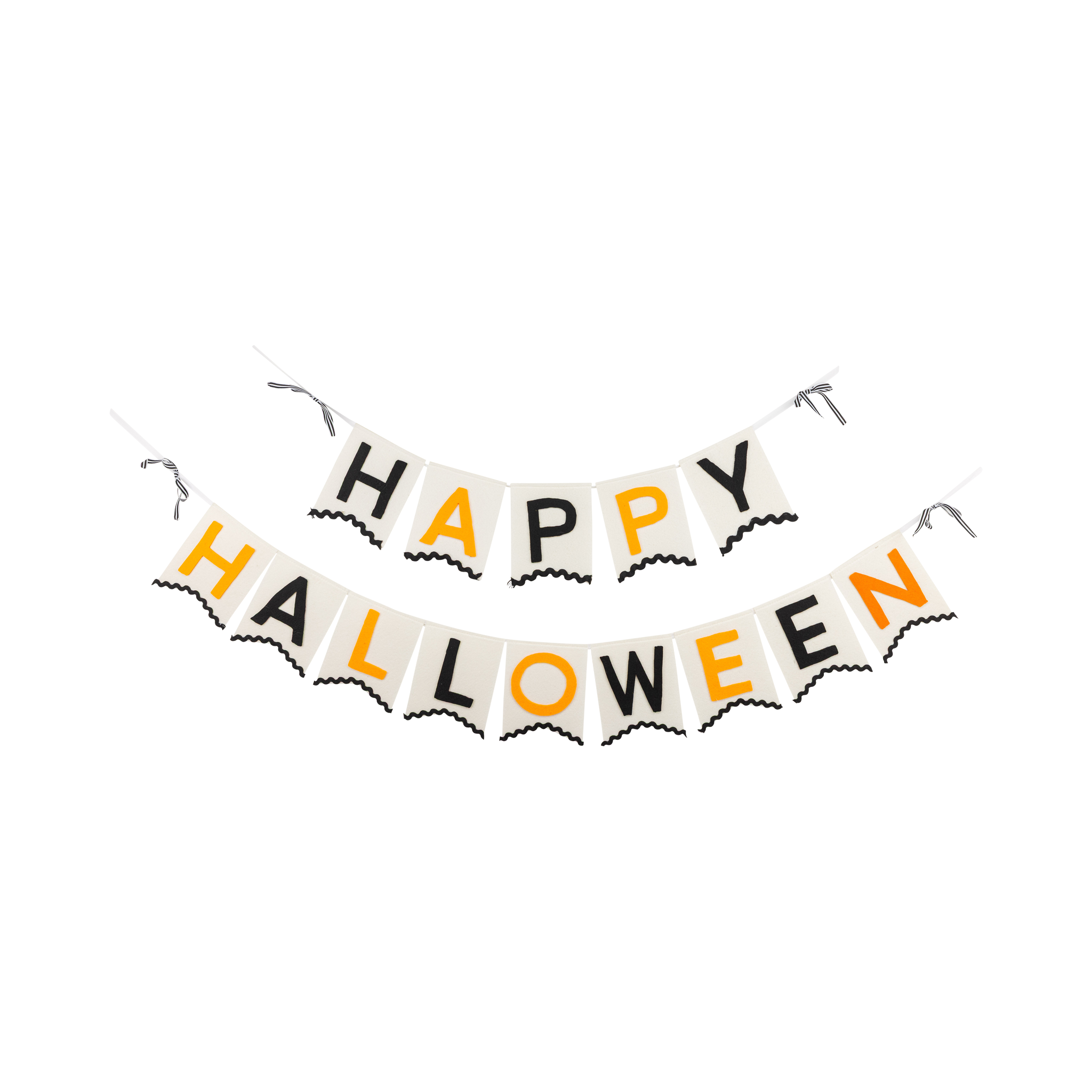 Felt Happy Halloween Banner