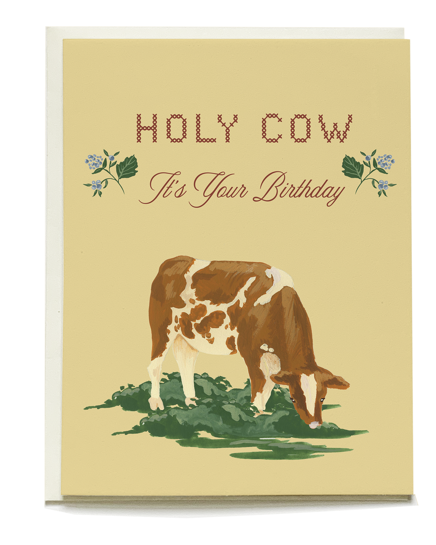 Holy Cow Birthday Card