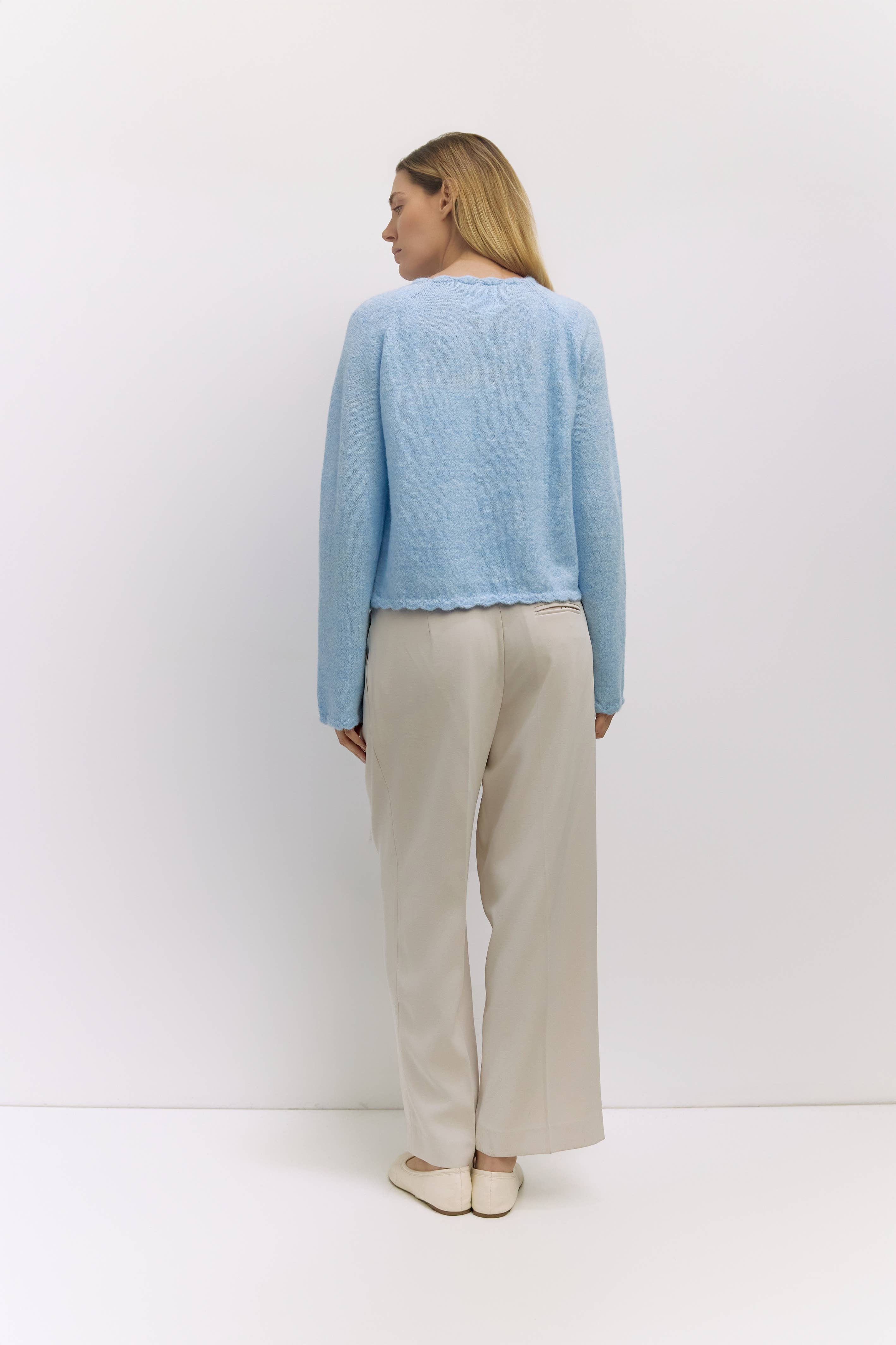 The Tiffany Cardigan | Scallop Edge Cardigan