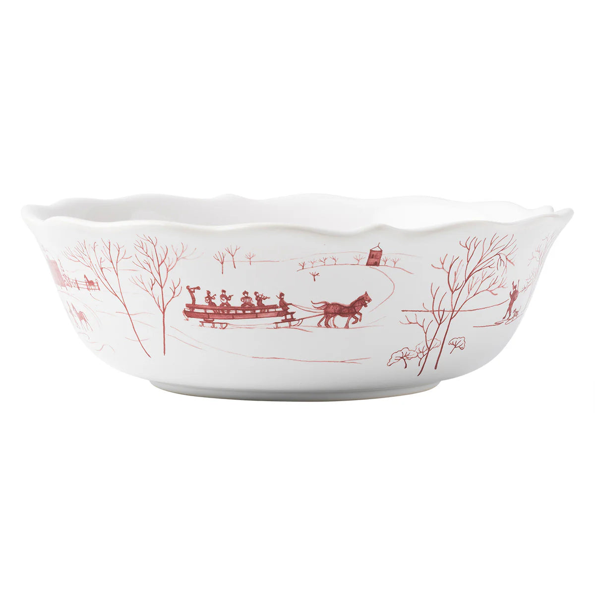 Country Estate Winter Frolic Serving Bowl 10"