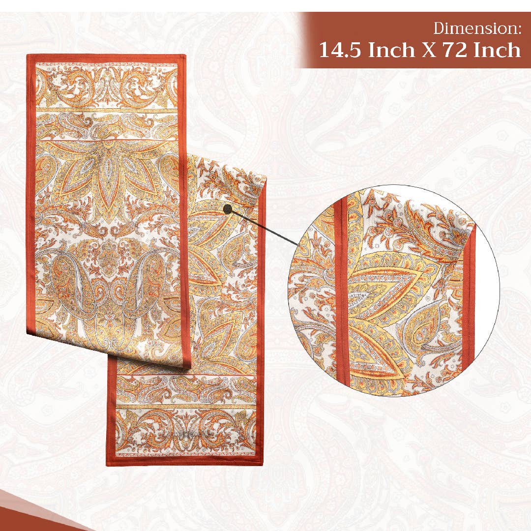Kashmir Paisley Table Runner