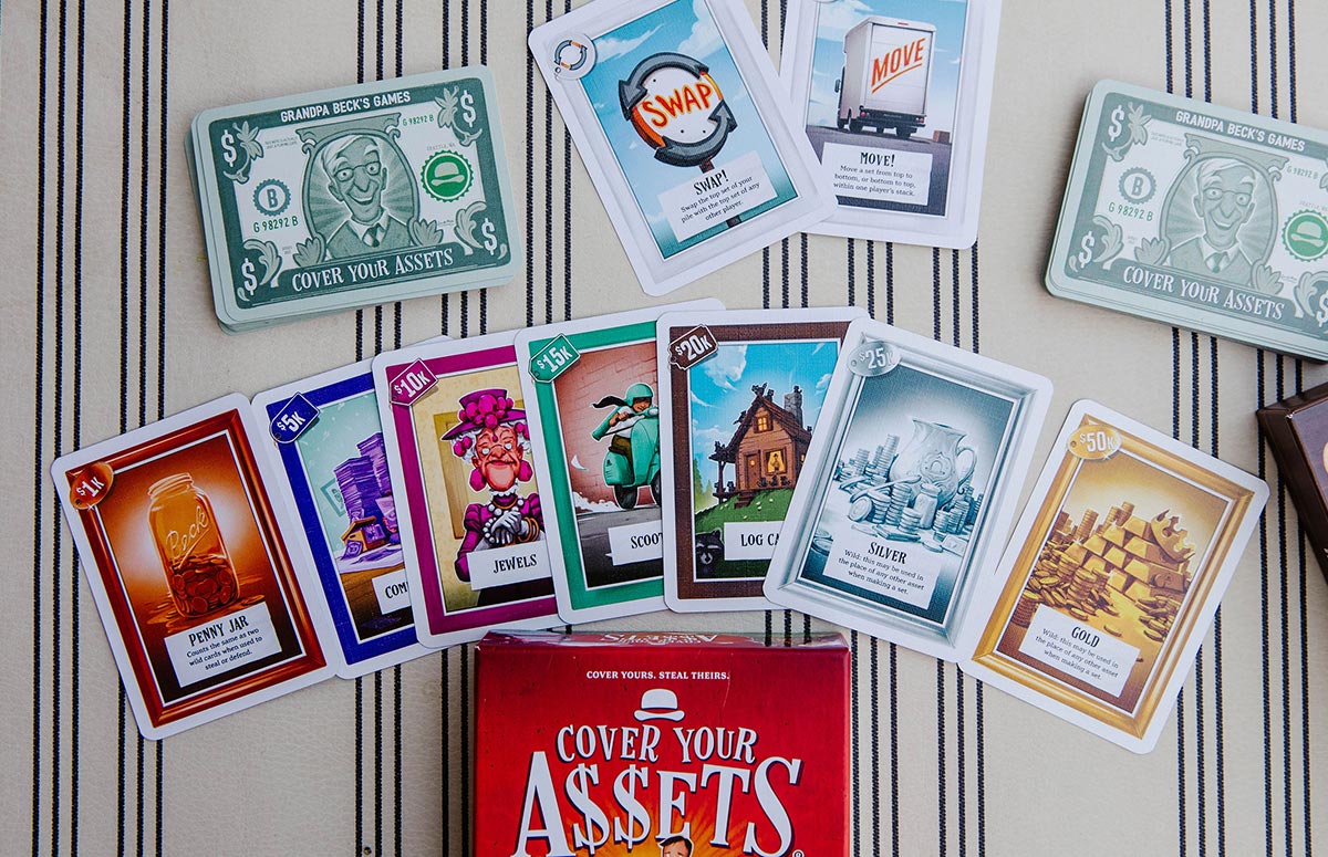 Cover Your Assets® Card Game by Grandpa Beck's Games