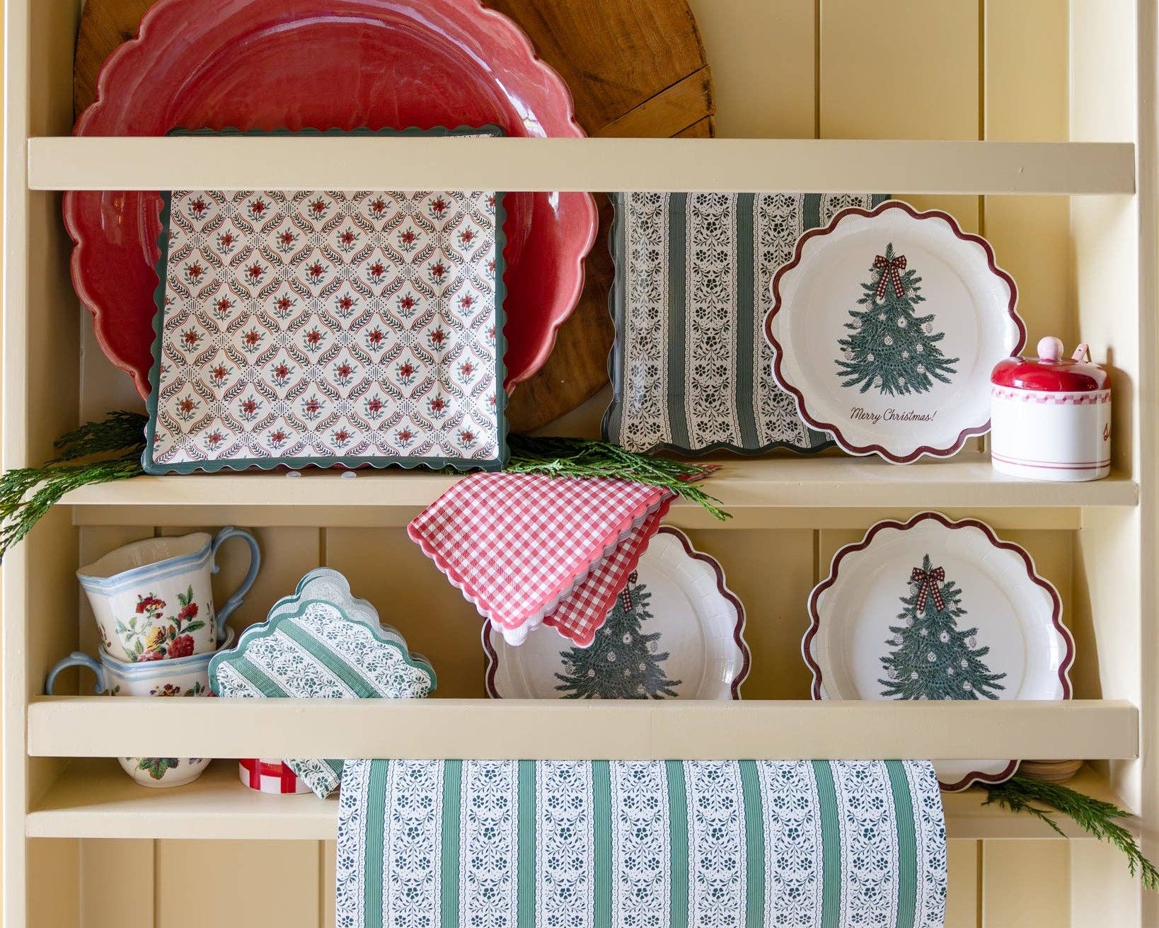 Red Gingham Dinner Napkin