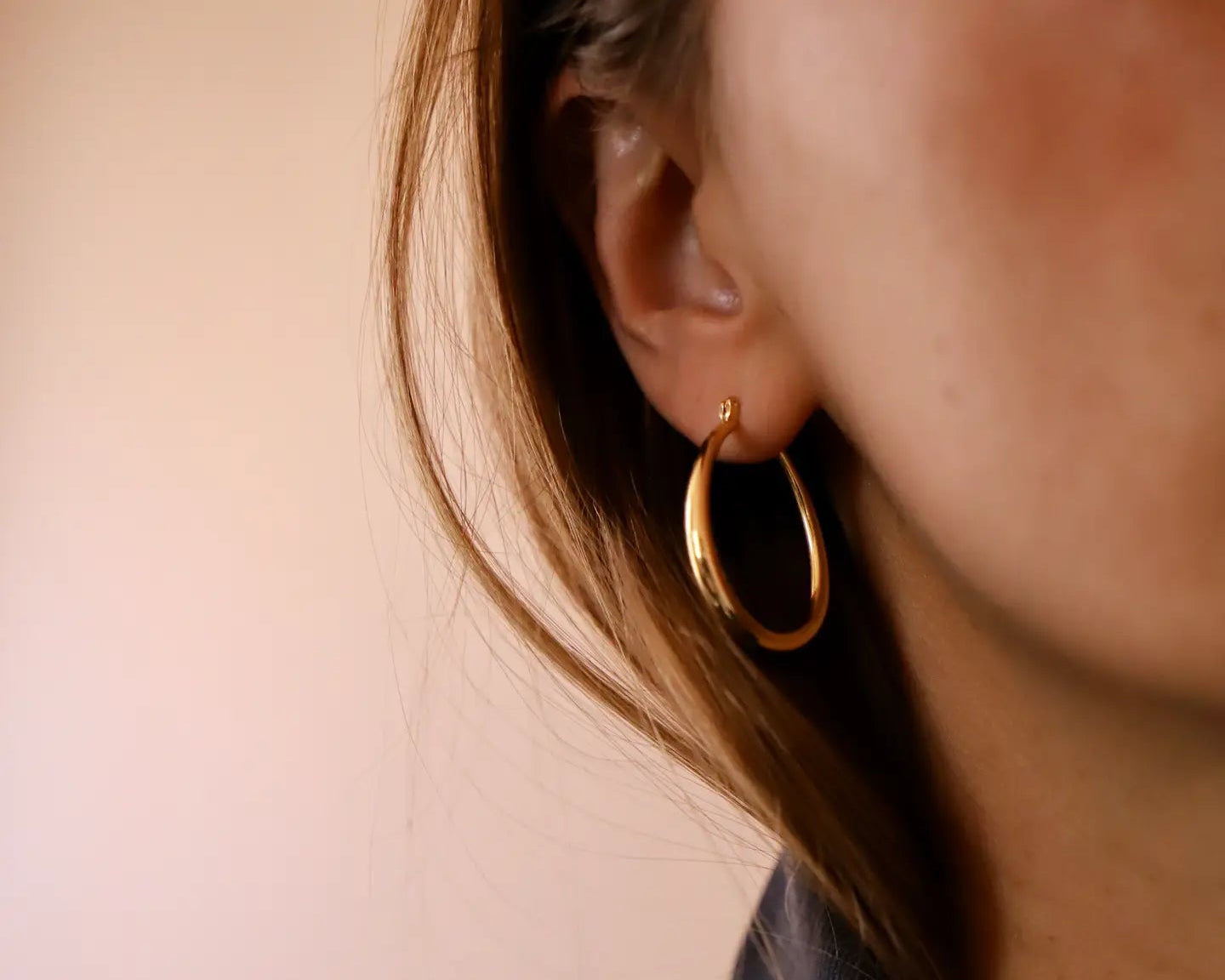 Teardrop Hoop Earrings