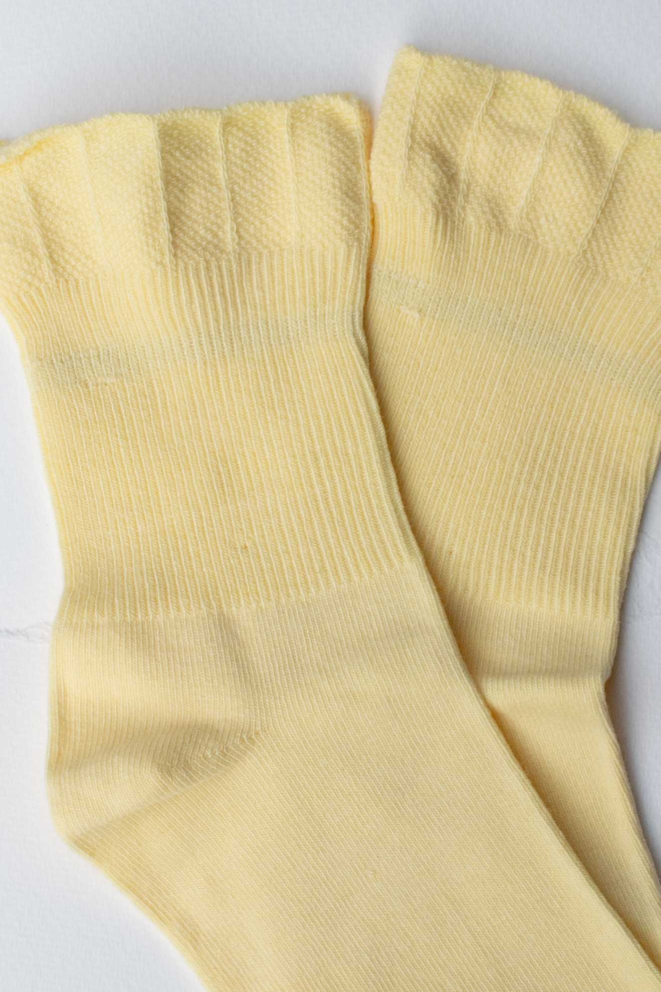 Ruffle Edge Cotton Socks