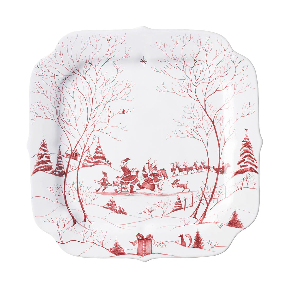 Country Estate Winter Frolic Cookie Tray