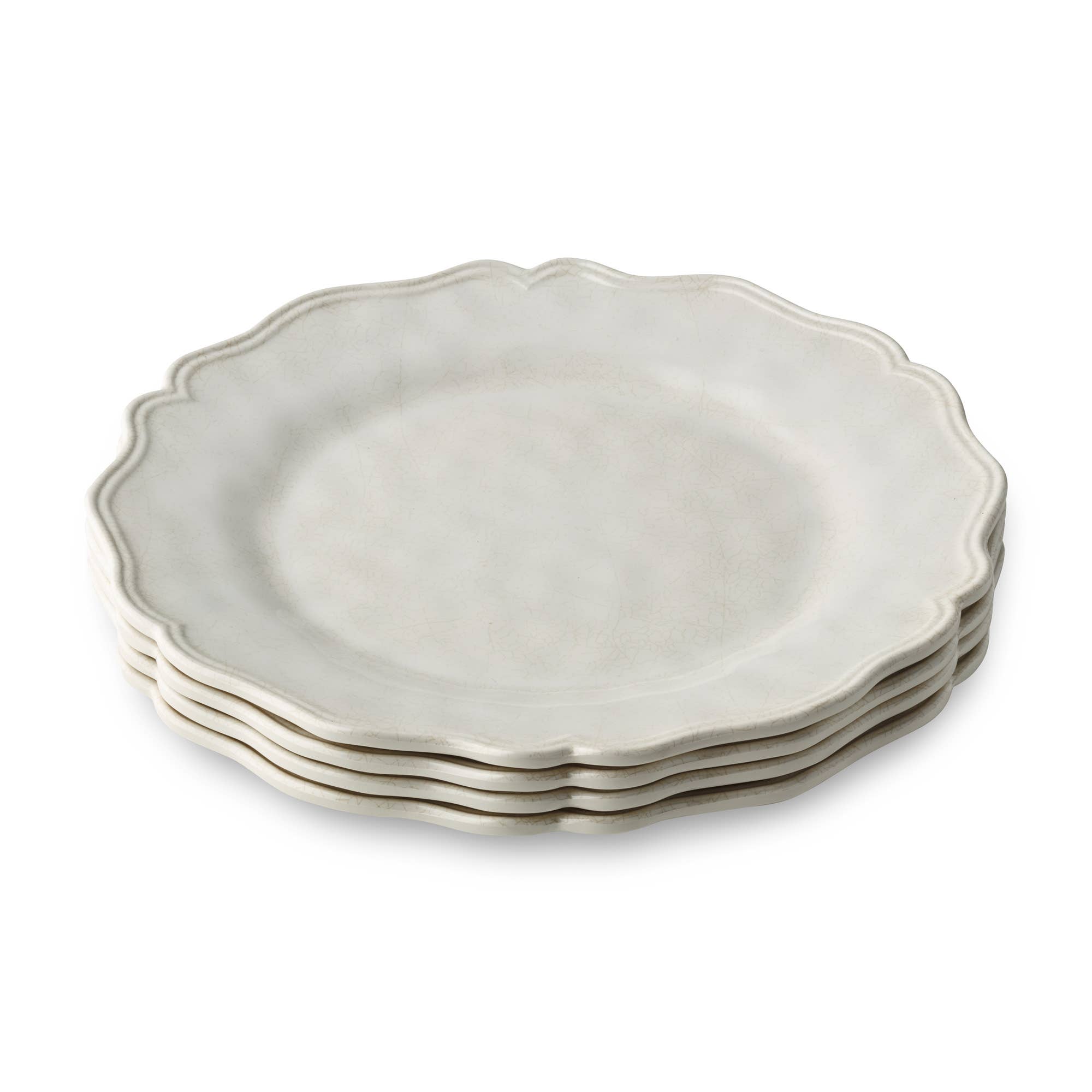 Isabella Cream Melamine Salad Plate