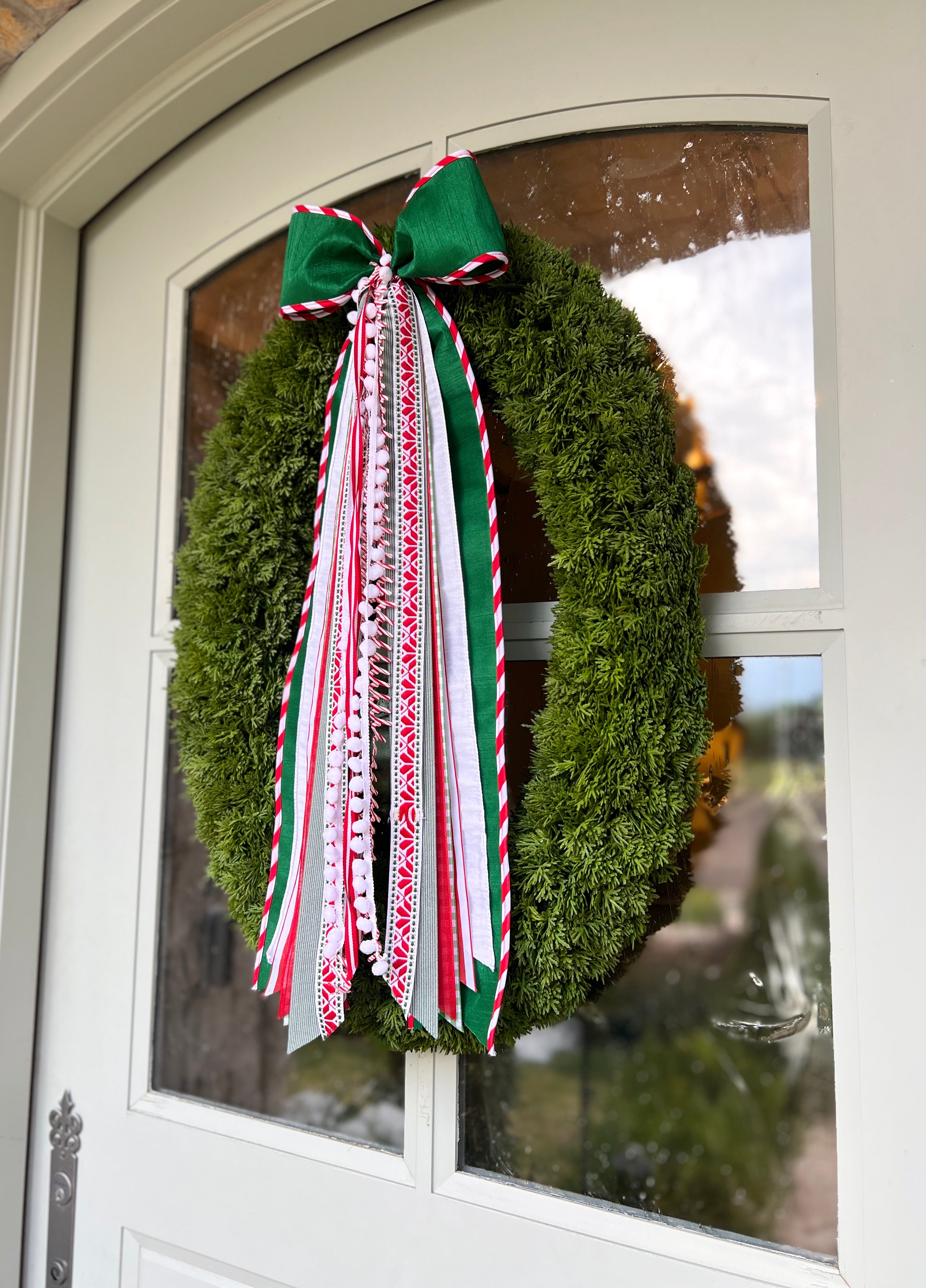 Candy Cane Lane Wreath Ribbon