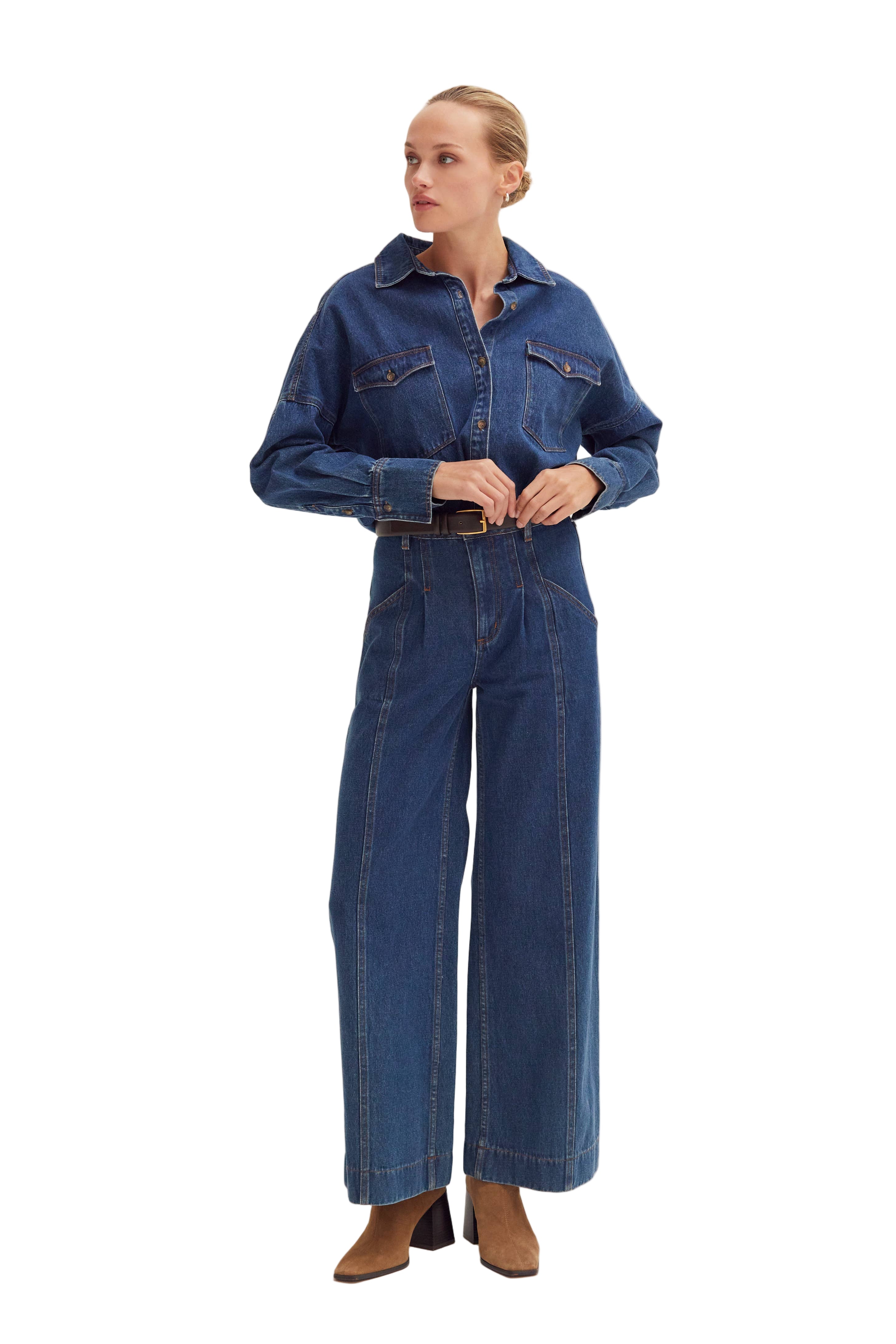 Gianna Flare Denim Pants