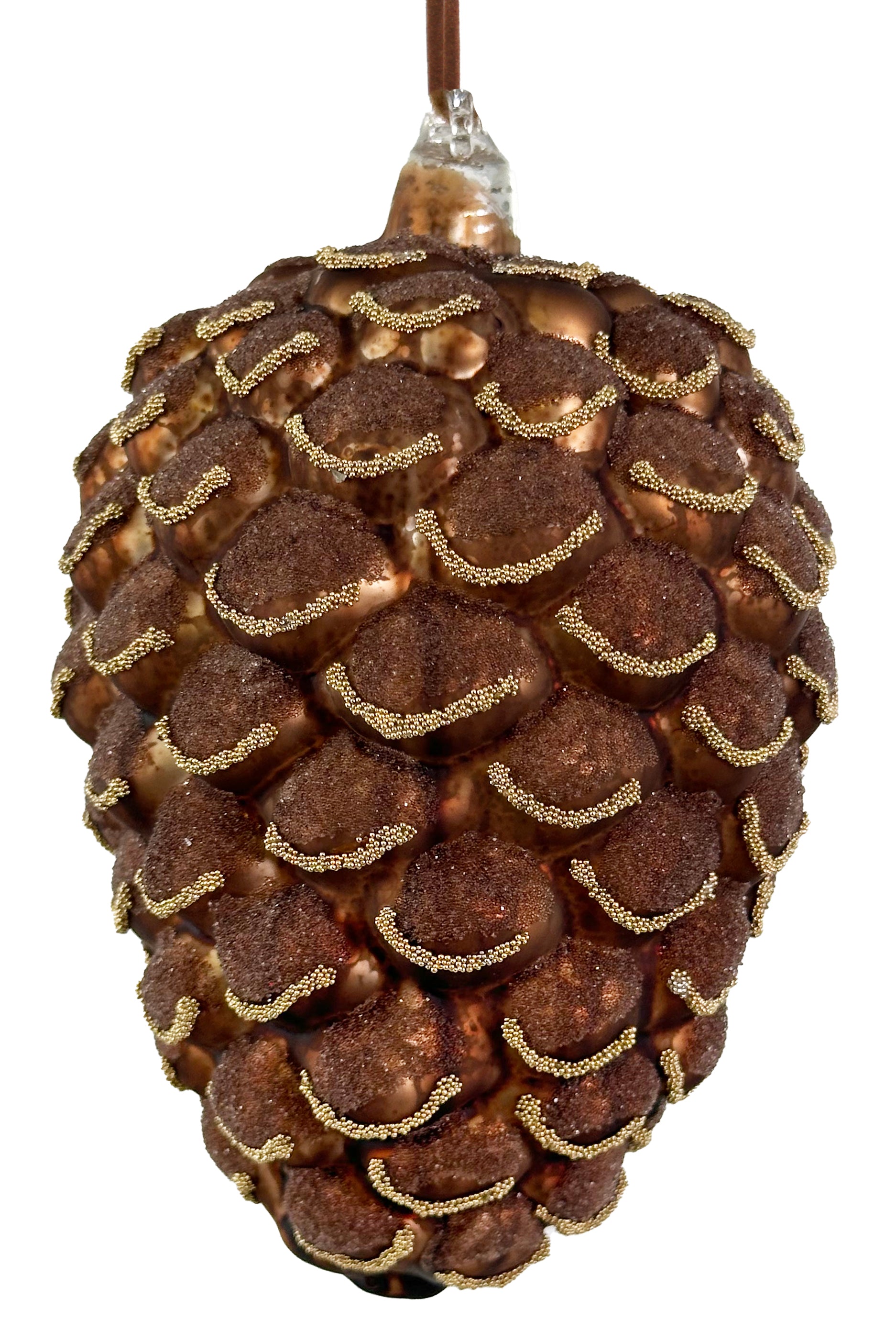 Beaded Pinecone Ornament