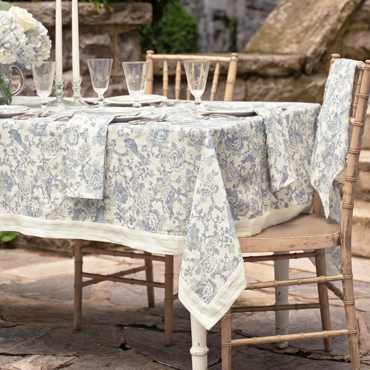 Zen Garden Linen Tablecloth