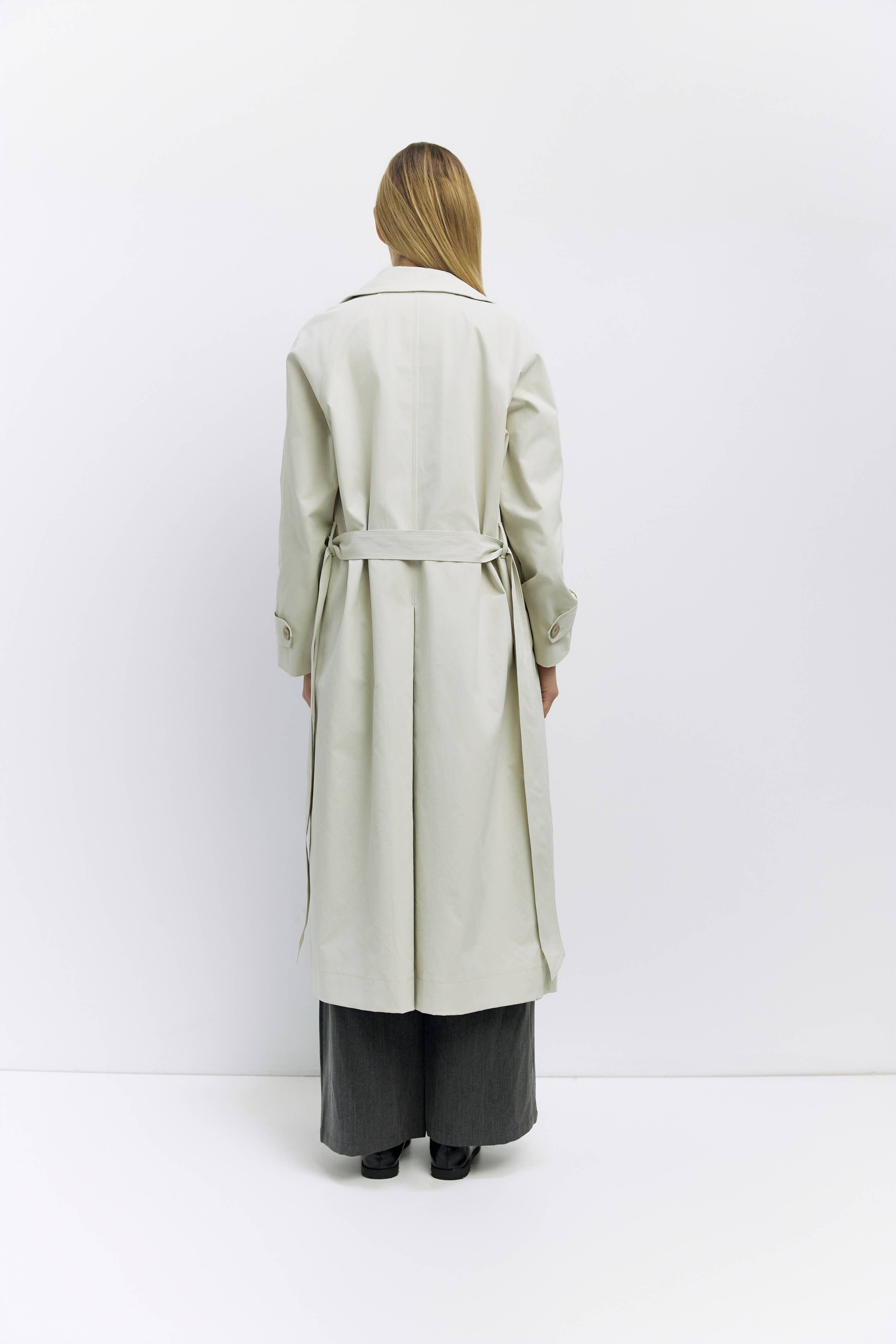 The Diane Coat | Brushed Twill Trench Coat
