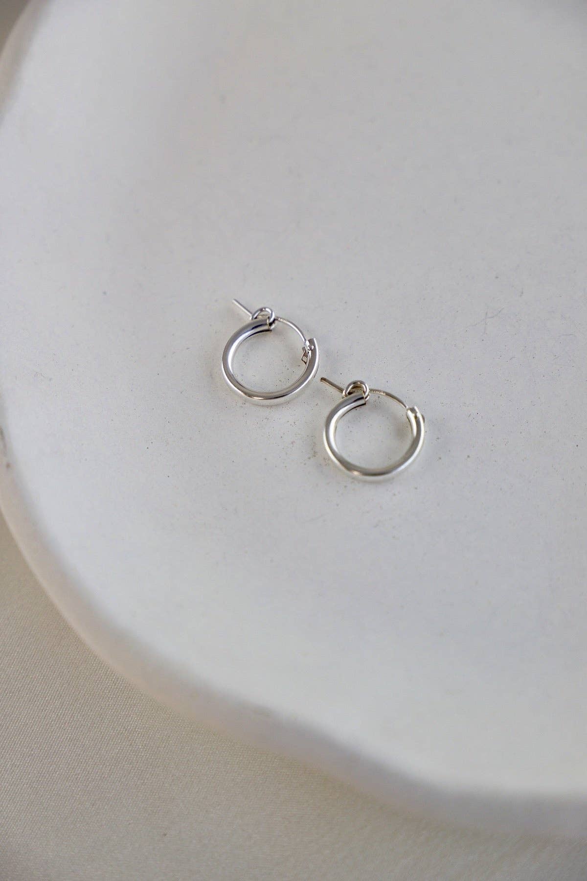 The Silver Standard Hoops Small