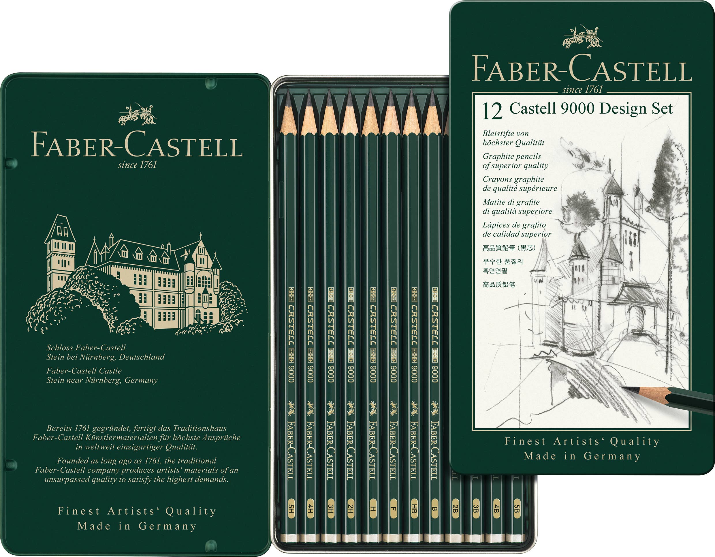 Castell Graphite Pencils Design Set