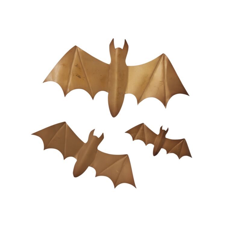 Winged Bat Wall Decor Set