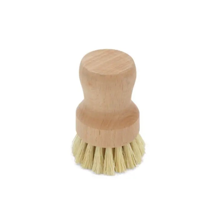 Small Natural Dish Brush with Fiber Bristles