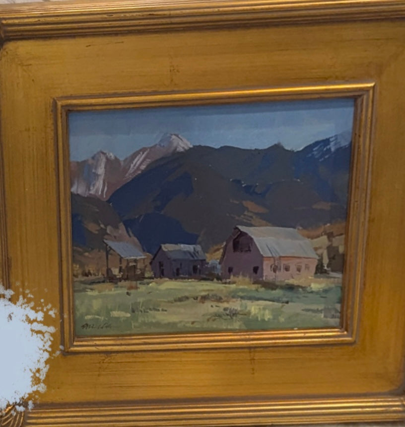 Ellie Wilson Original: Utah Homestead 8x10 Framed