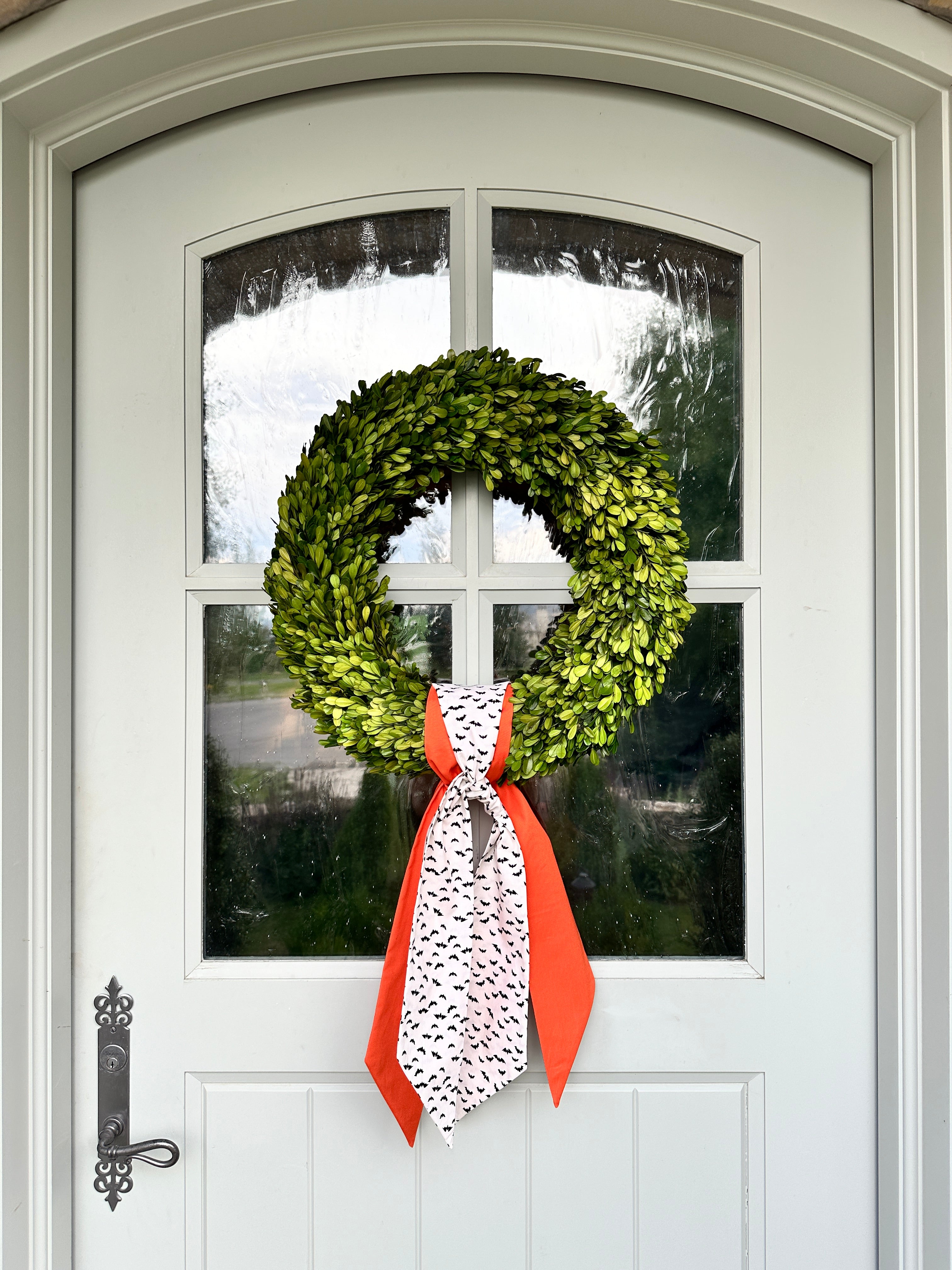 Orange Wreath Sash