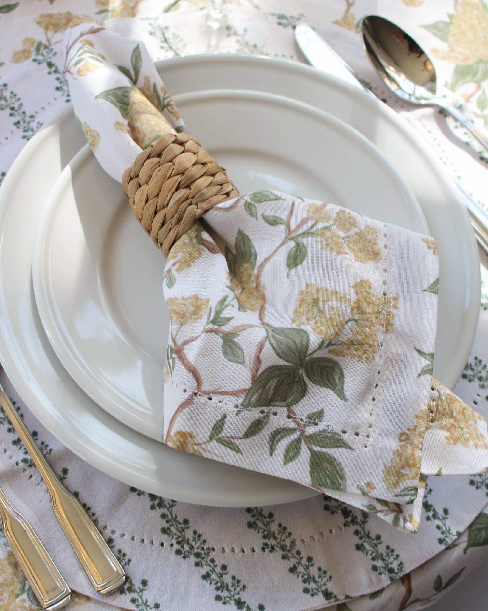 Hyacinth Marigold Cotton Napkin