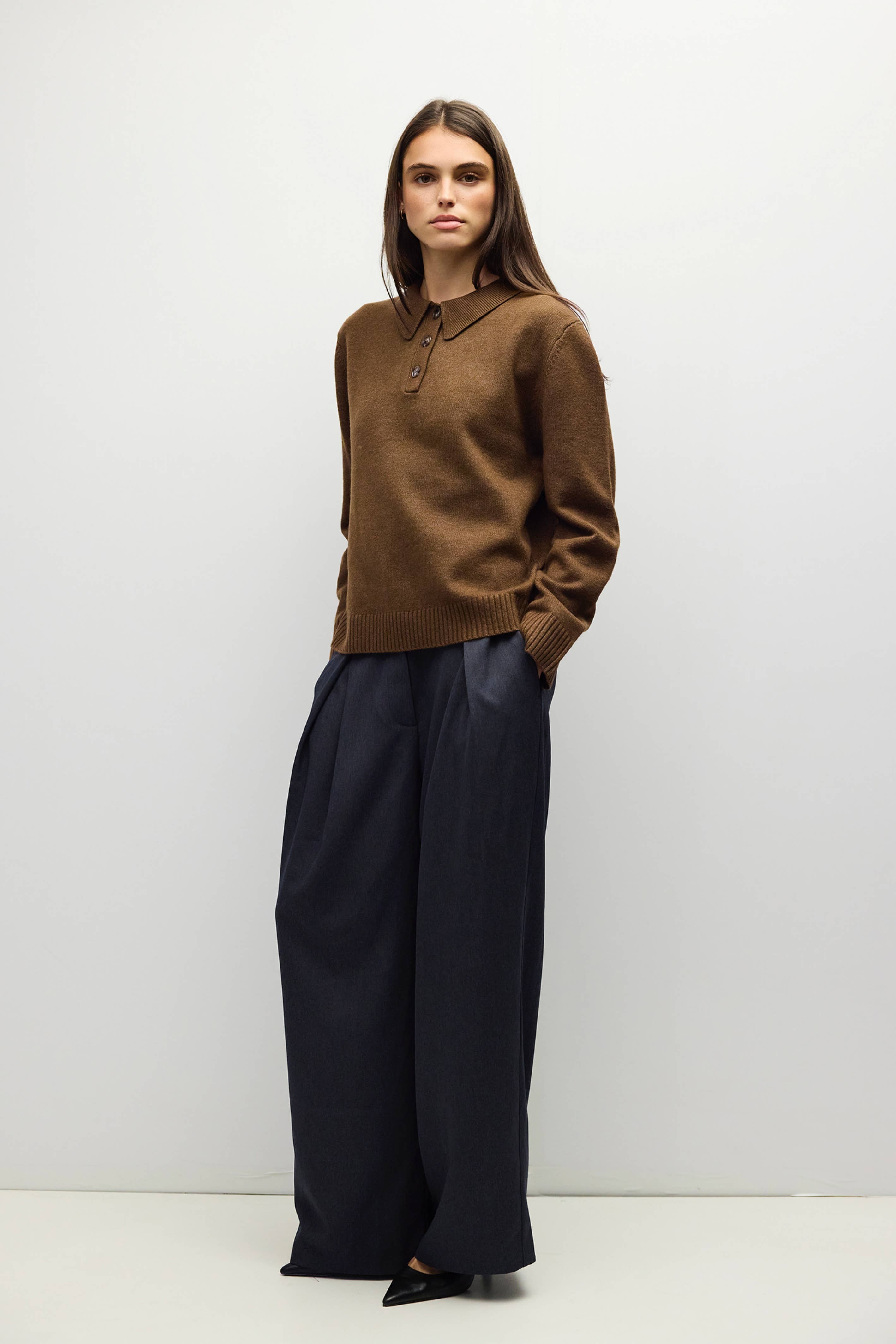 Maeve Polo Sweater