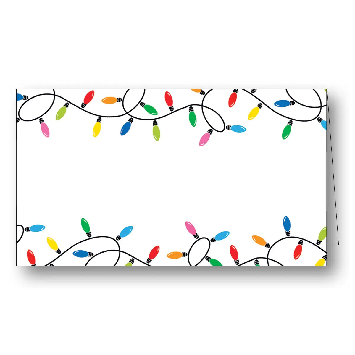 Christmas Lights Place Card