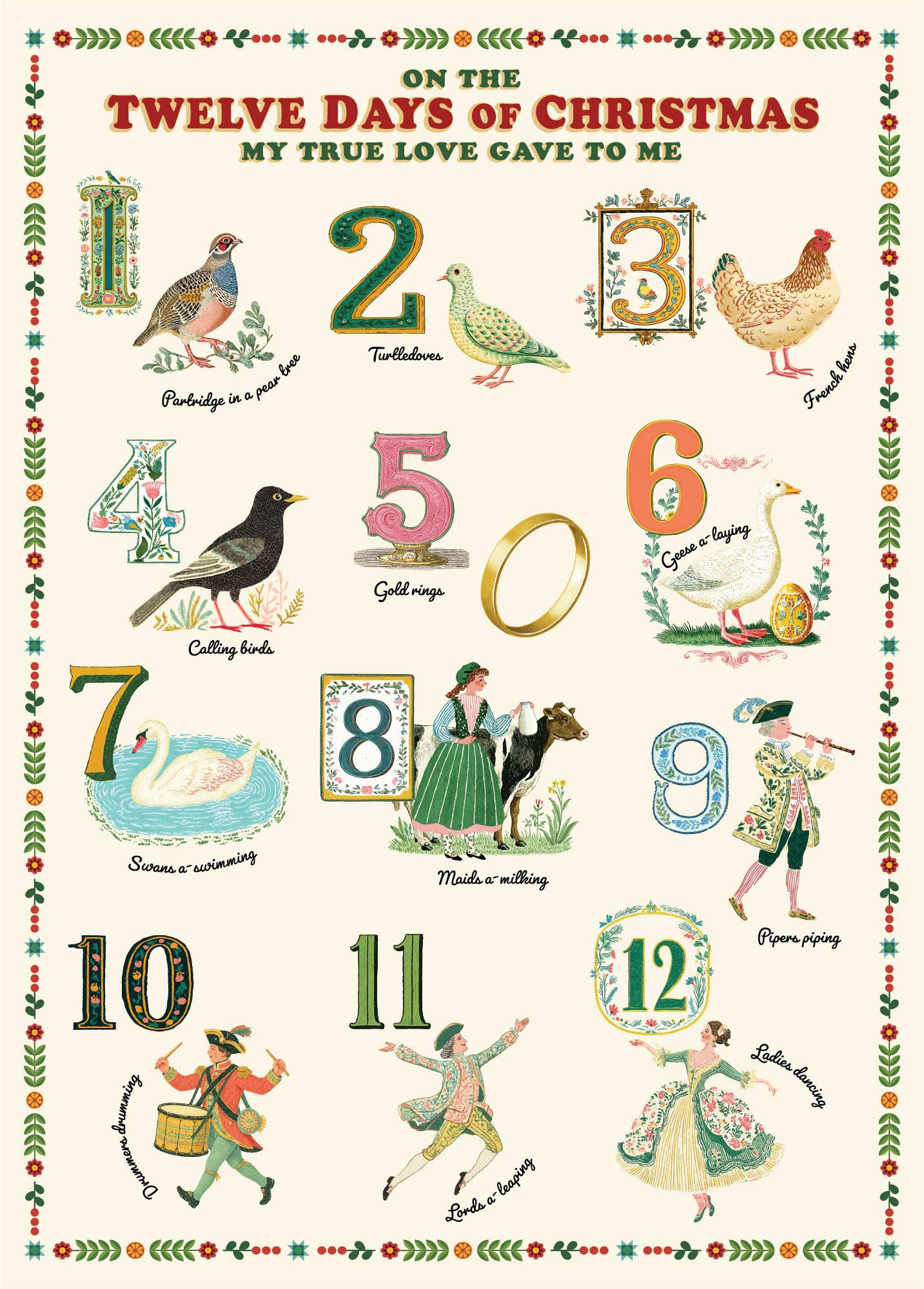 Twelve Days of Christmas Puzzle