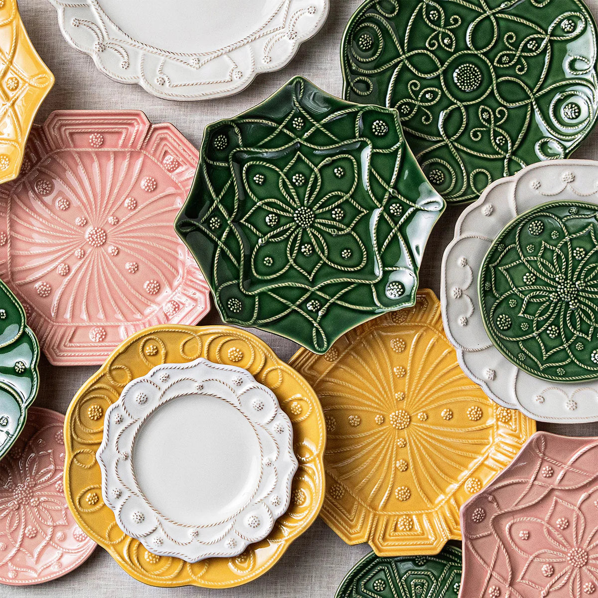 Jardins du Monde Dessert/Salad Plate Set