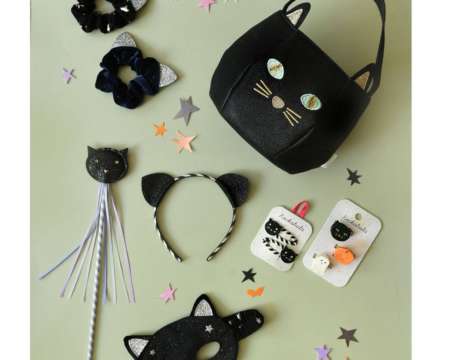 Stripy Cat Clips
