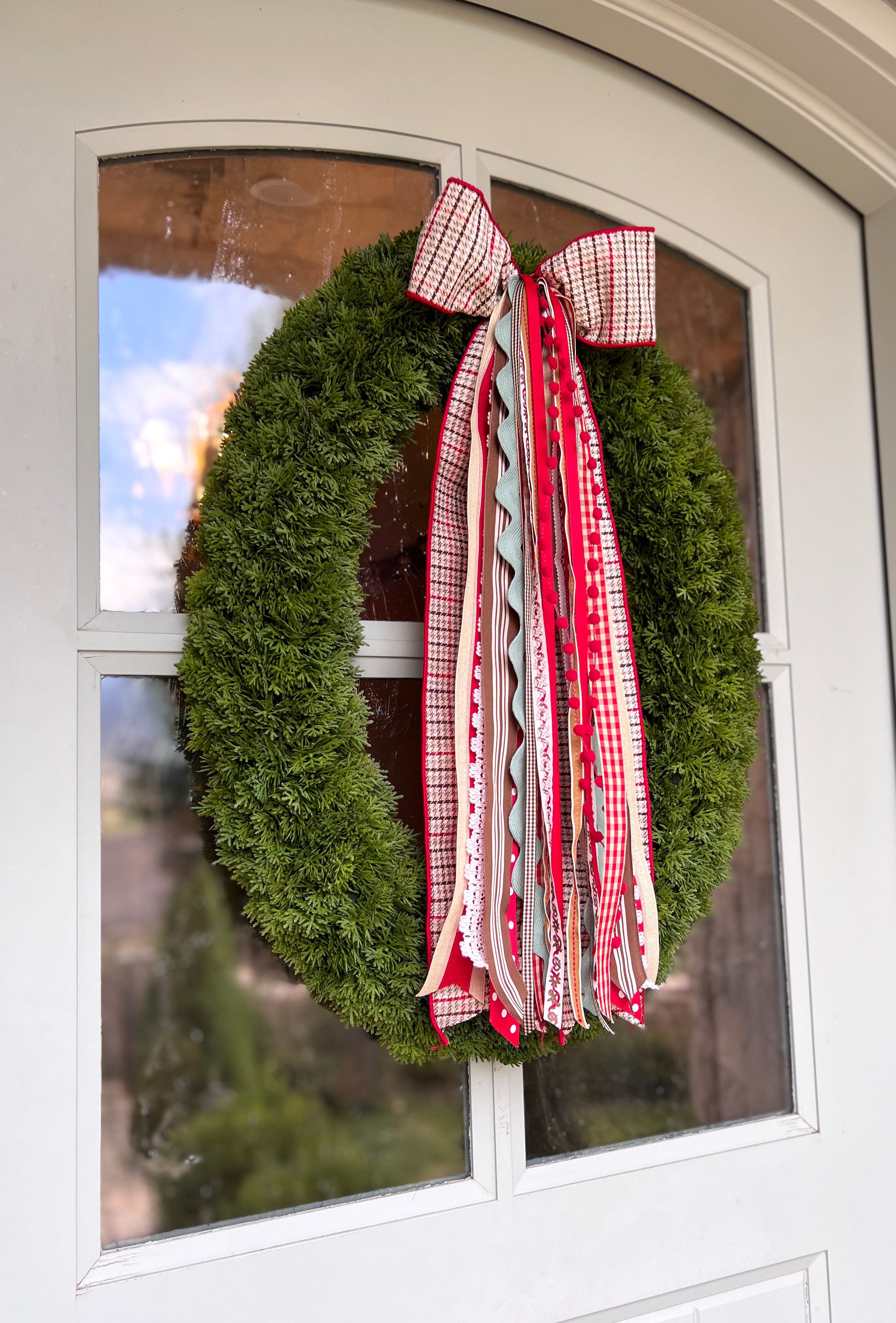 Gingerbread Cottage Wreath Ribbon