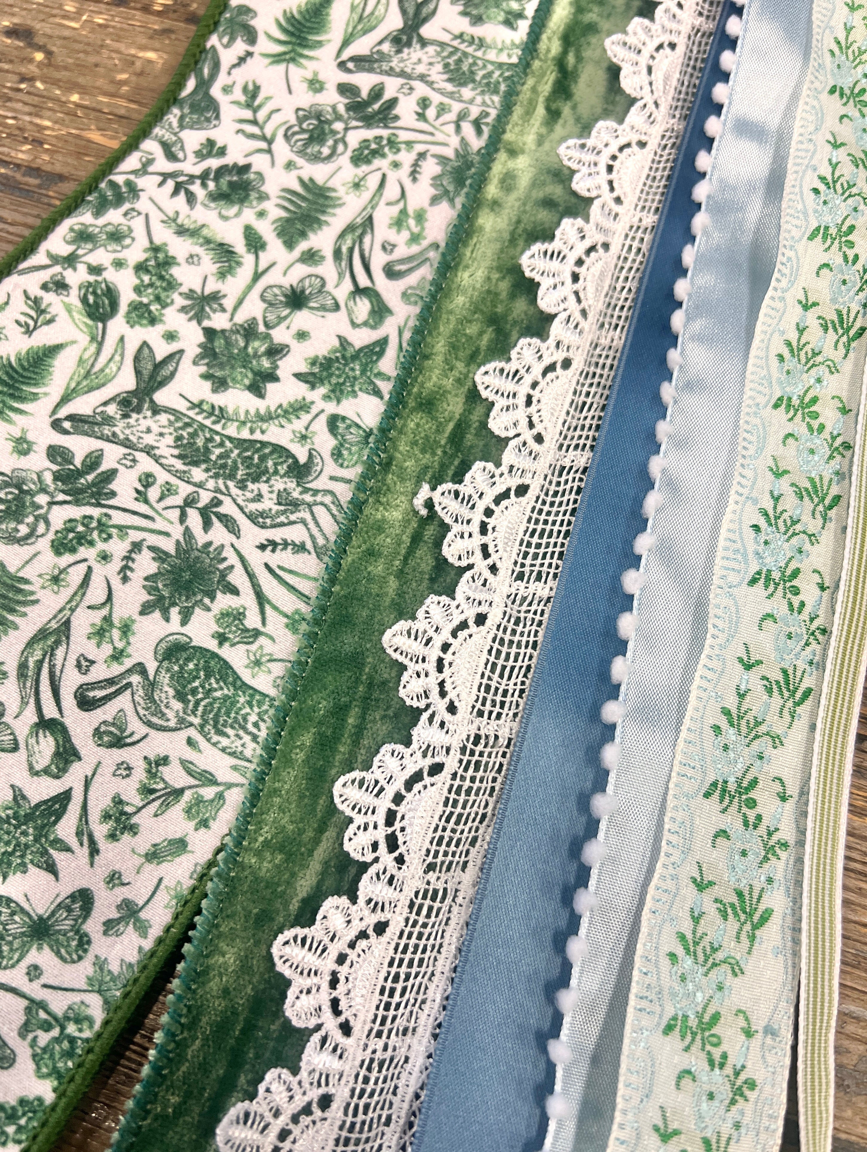 Luxe Collection: Easter Garden Wreath Ribbon