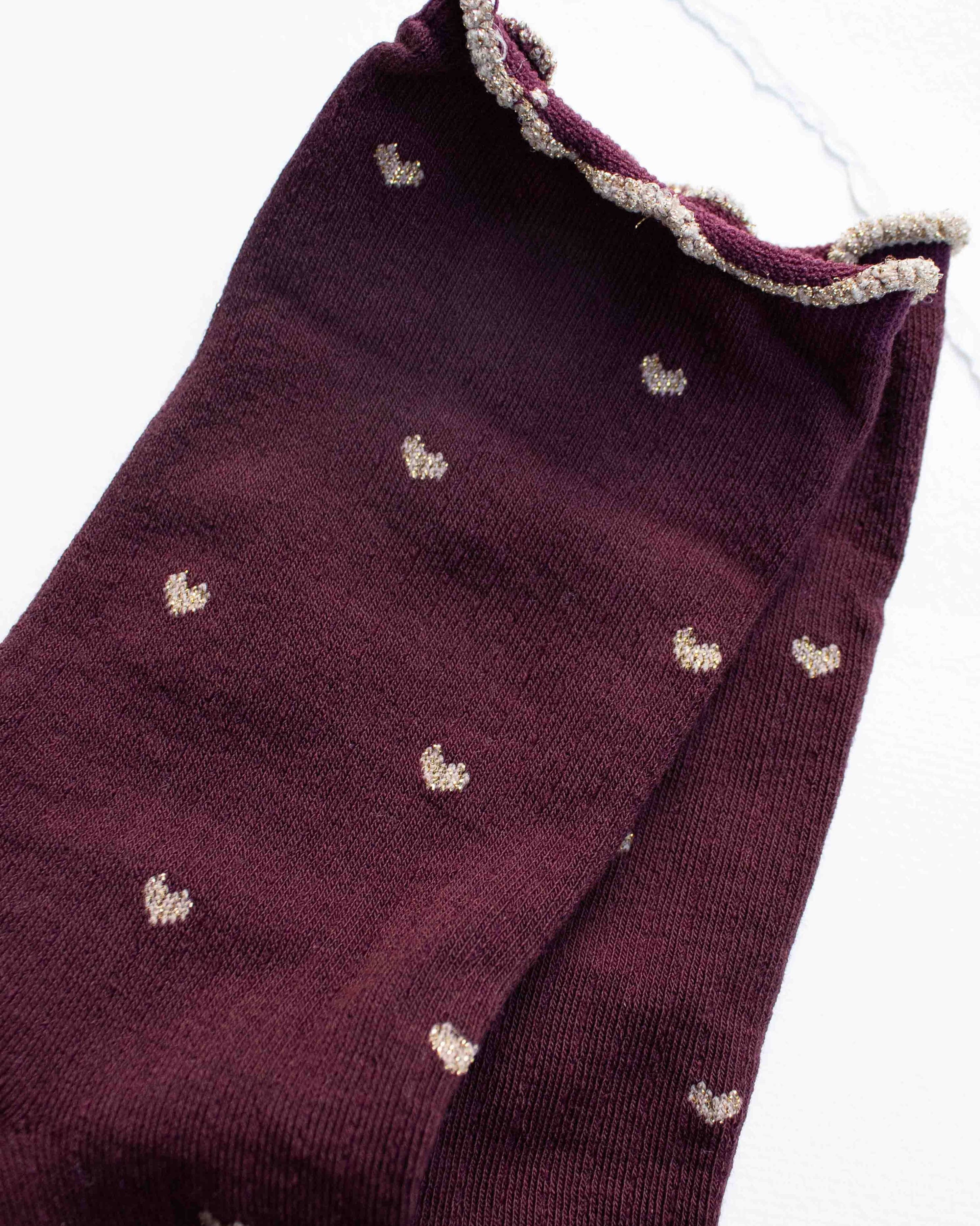 Mini Heart Ruffle Socks