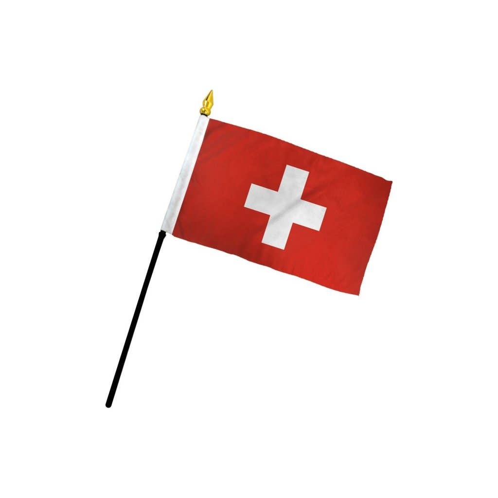 Swiss Stick Flag Small