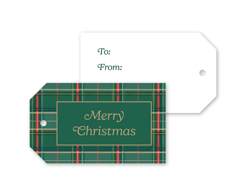Plaid Gift Tags