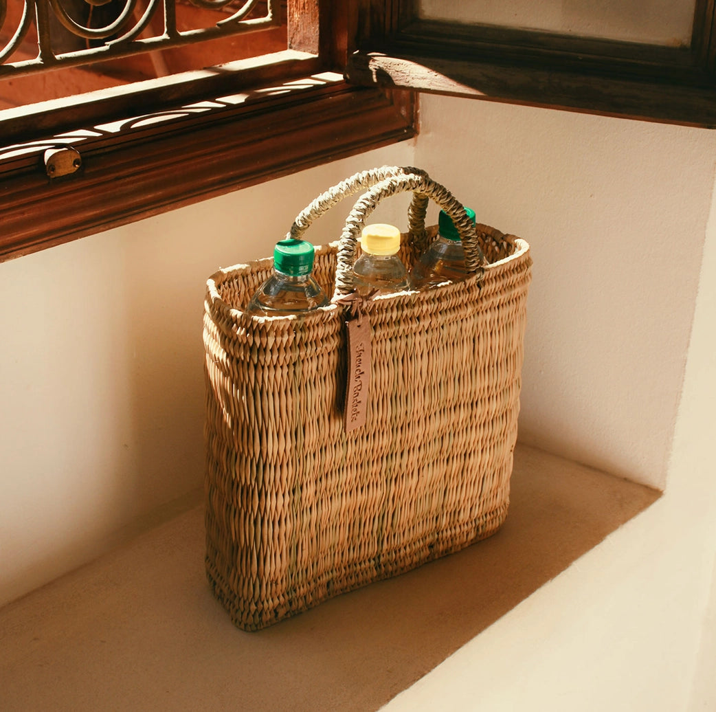 Wicker Bottle Basket