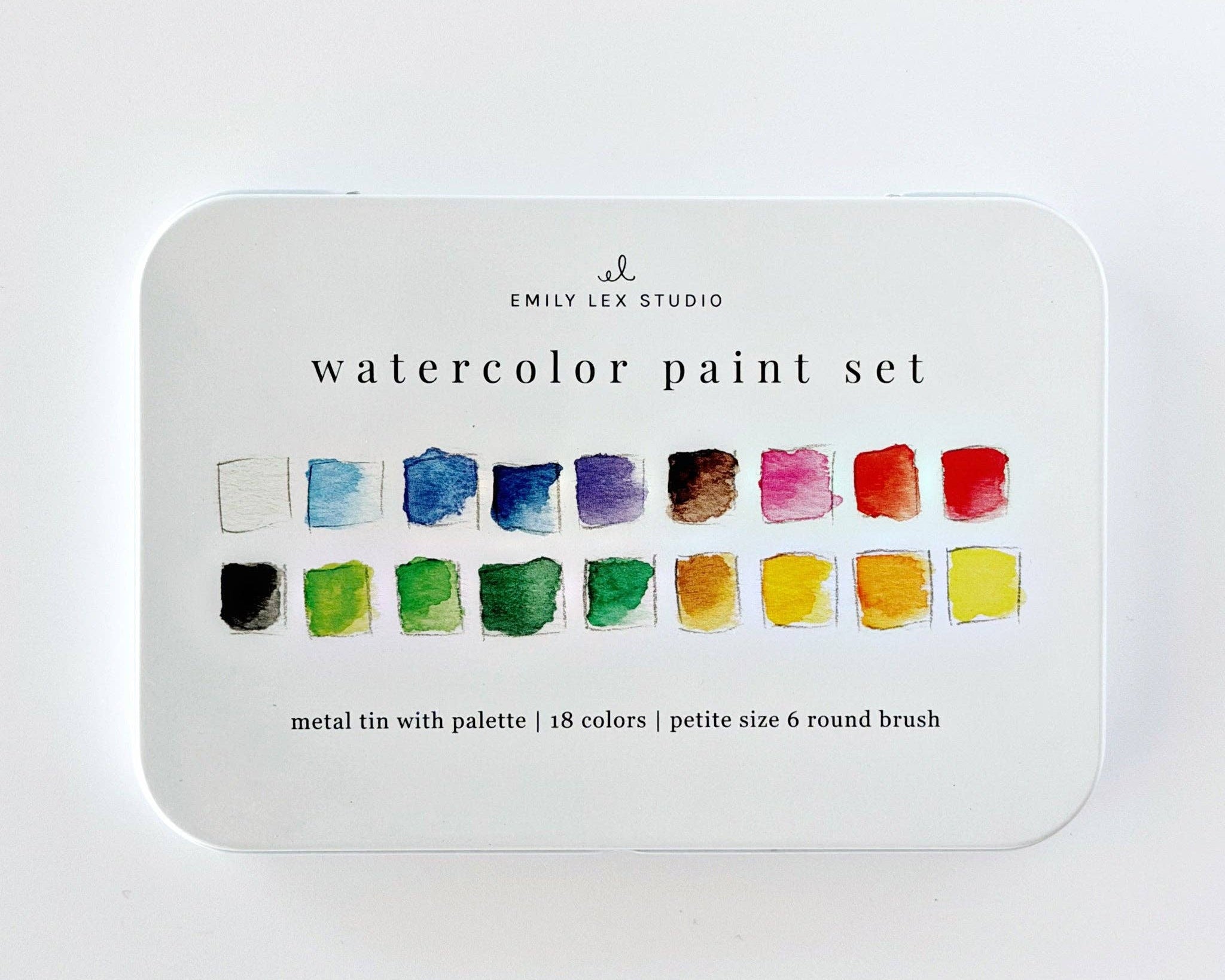 Watercolor Paint Set with Brush