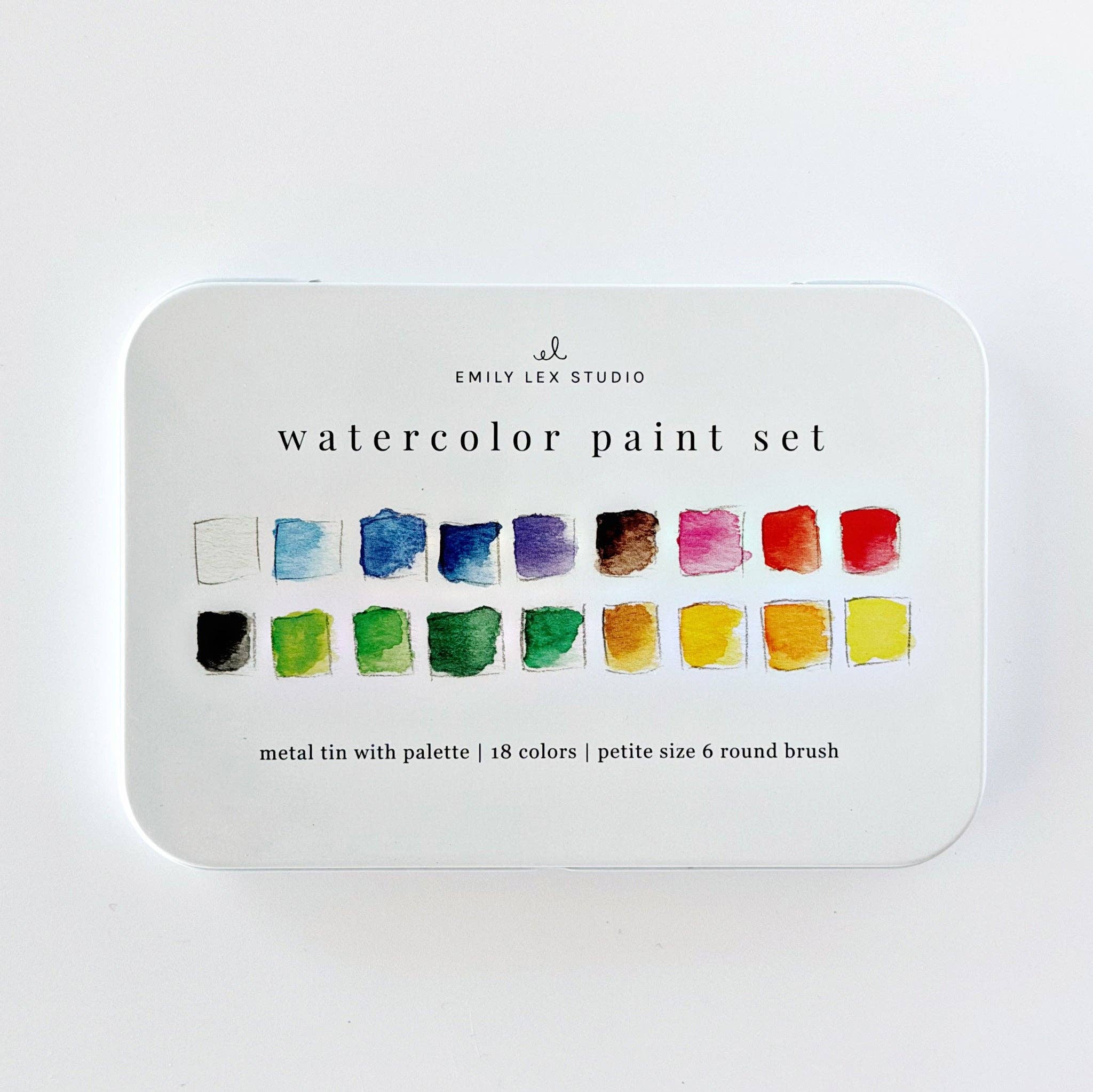 Watercolor Paint Set with Brush