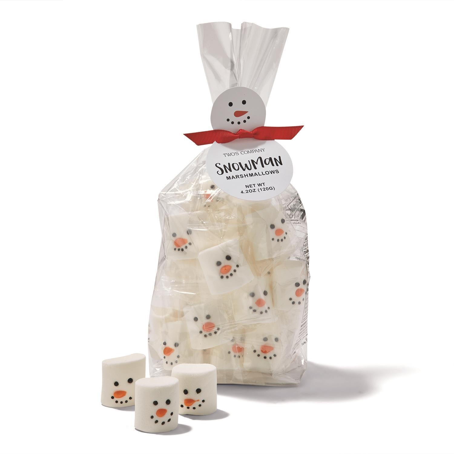 Snowman Marshmallow Bag