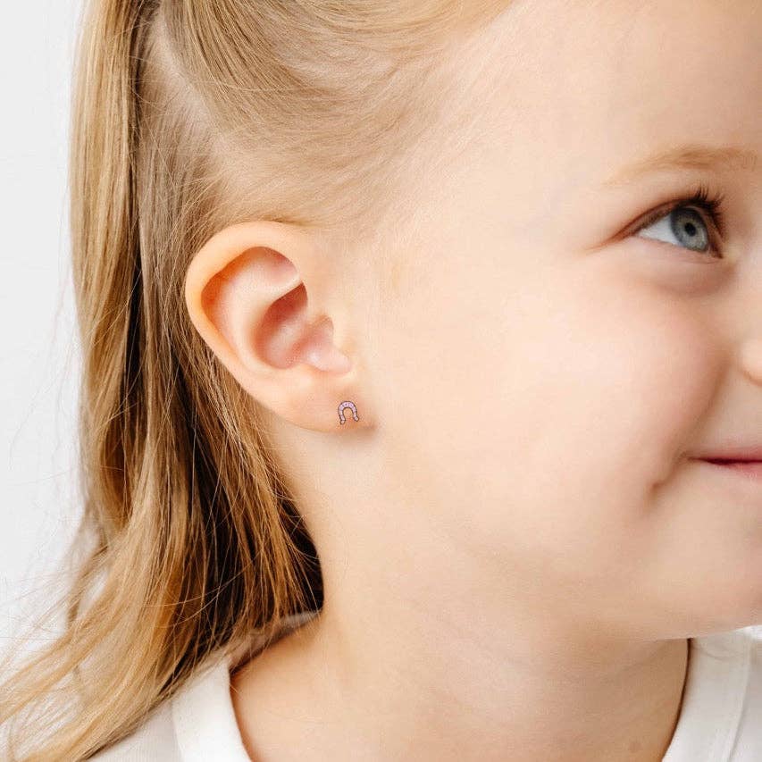 Horseshoe Stud Earrings