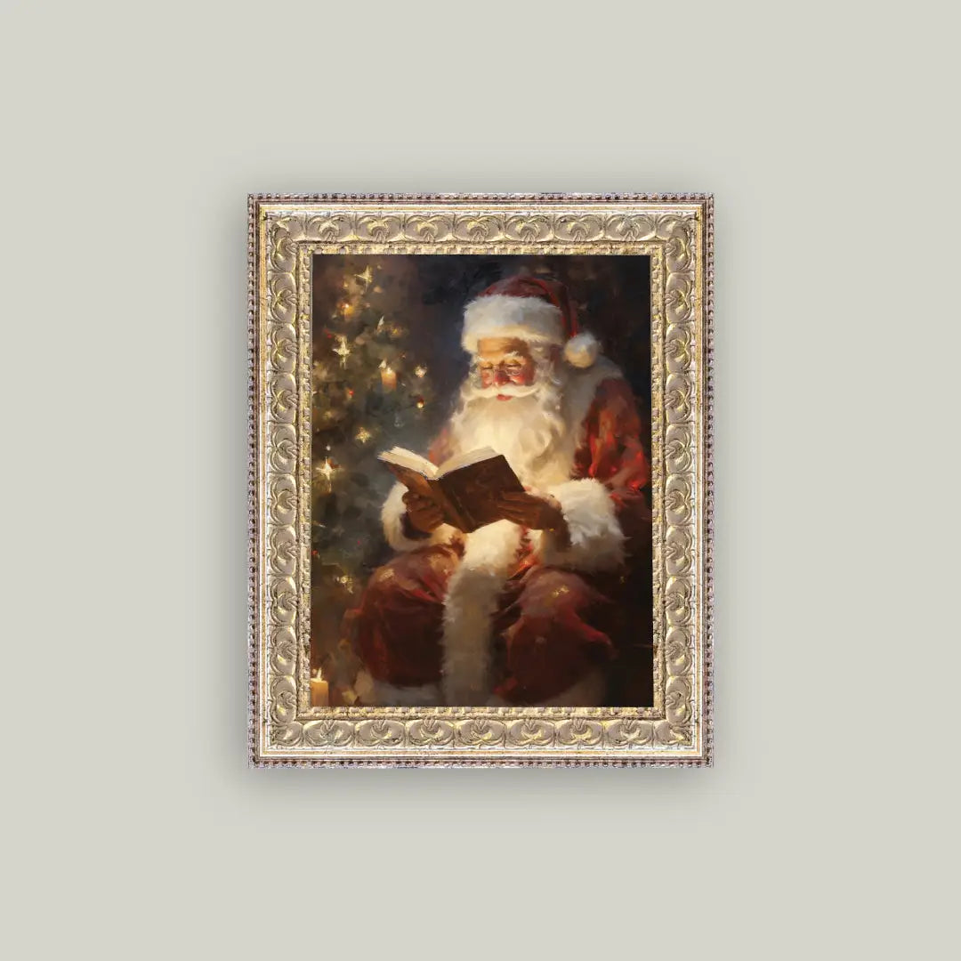 Classic Santa Antique Art
