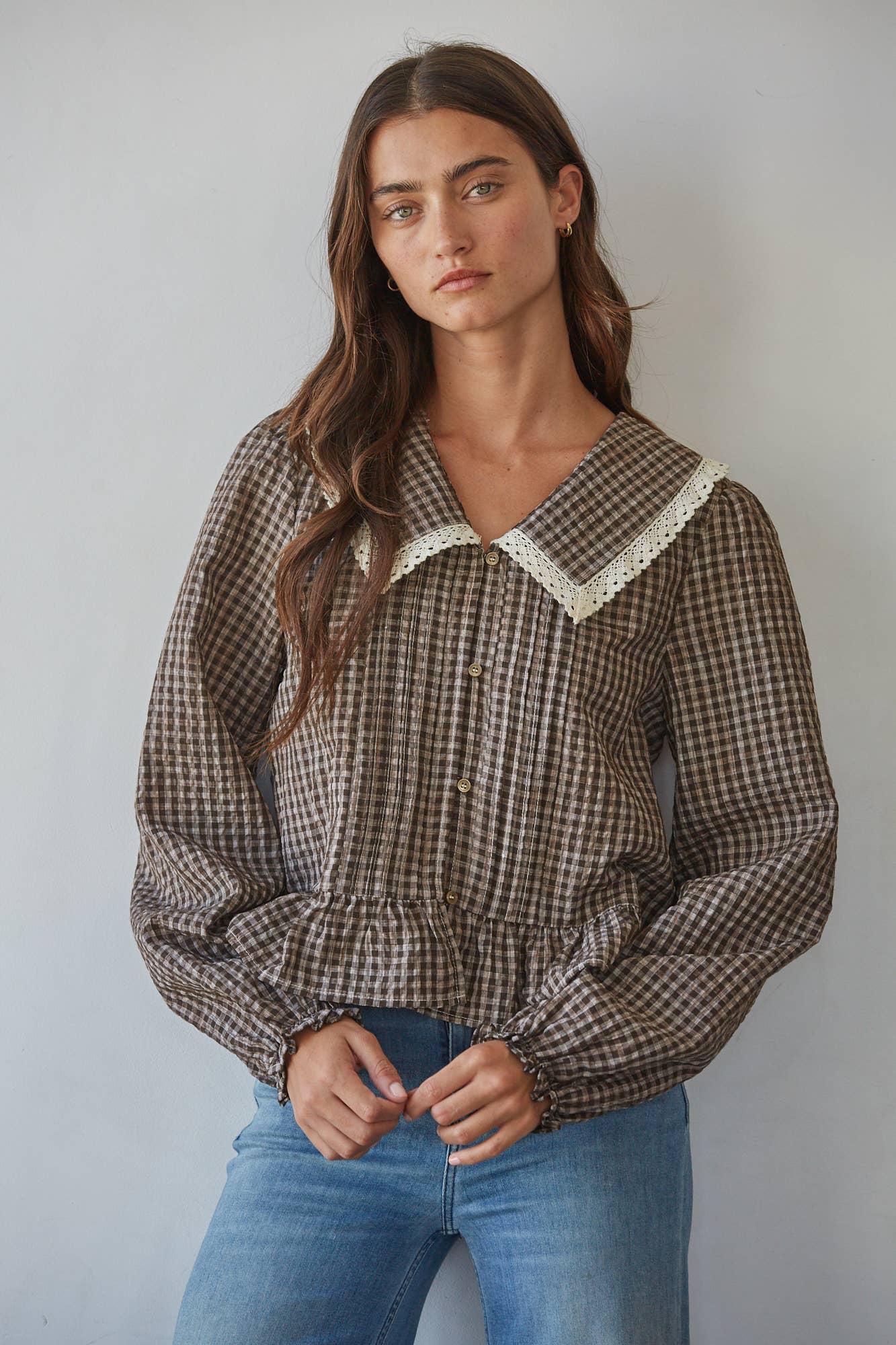 Birdie Gingham Top