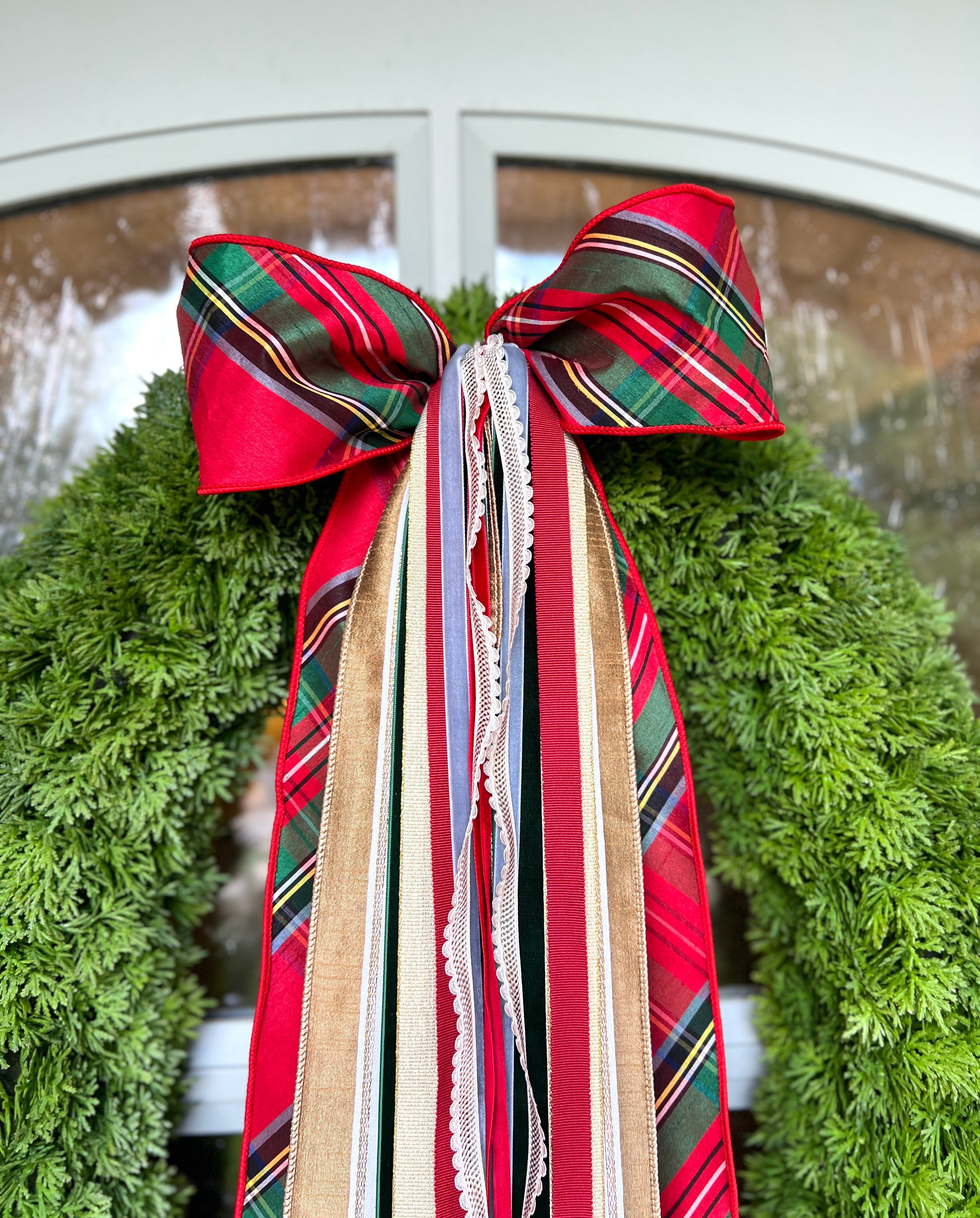 Christmas Tradition Wreath Ribbon