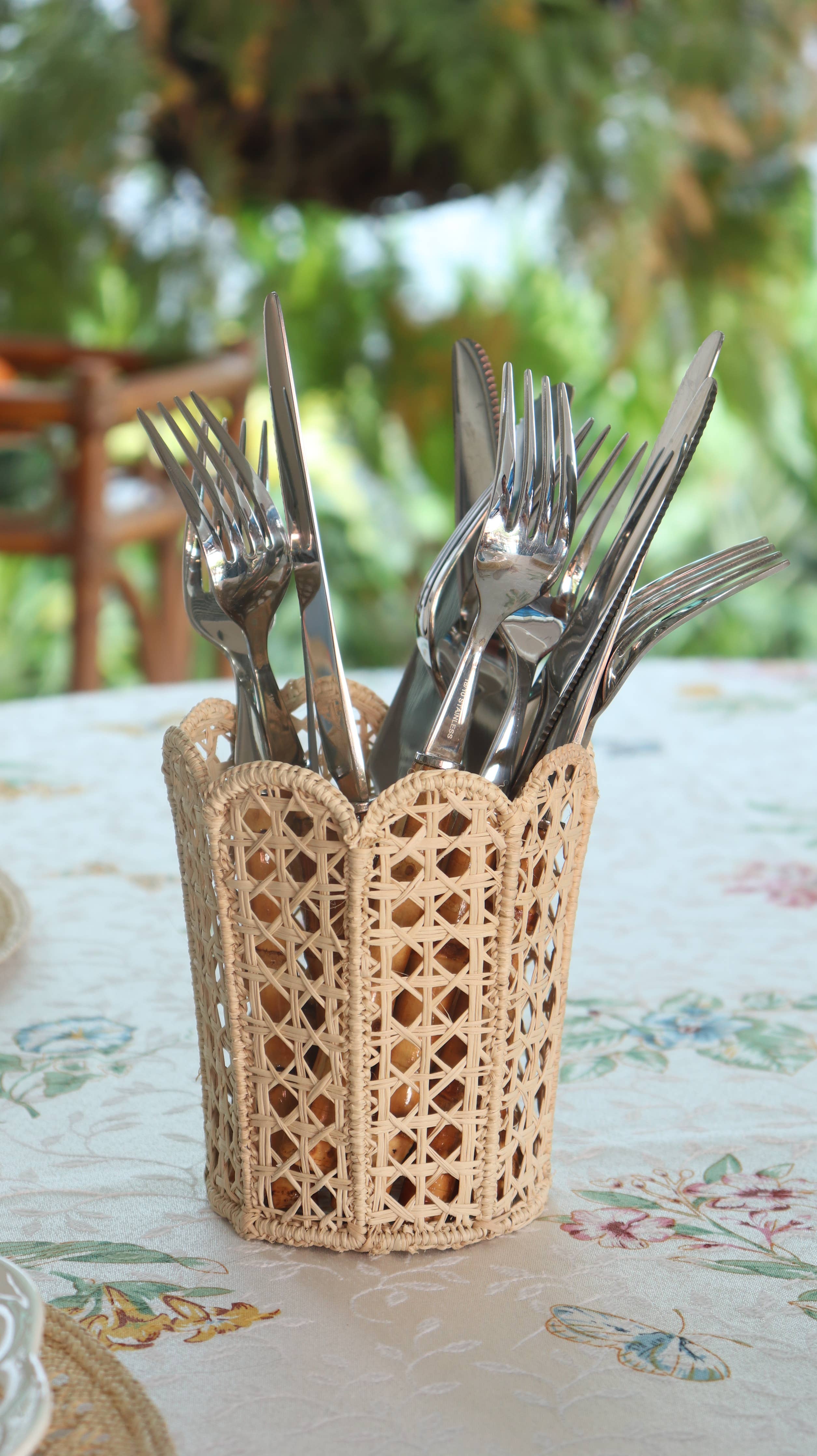 Woven Scallop Vase