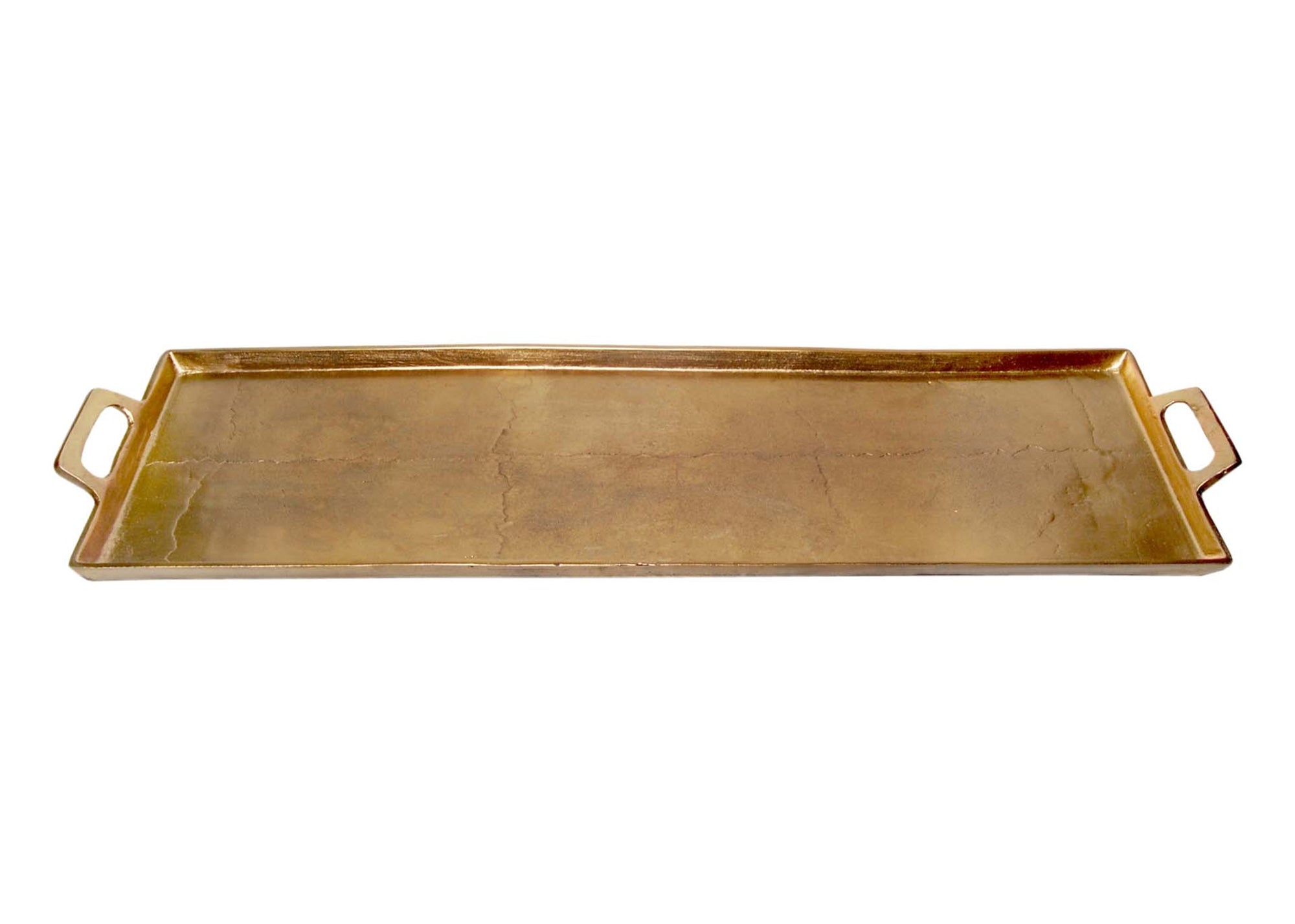 Tray with Handles Antique Brass